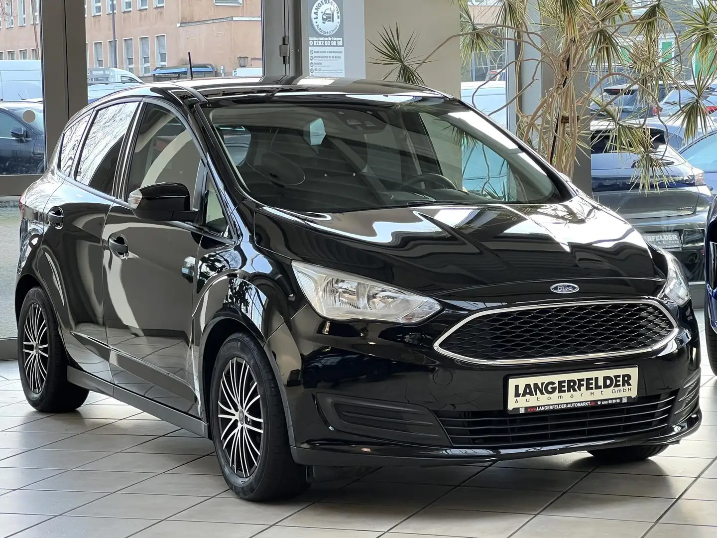 Ford C-Max C-MAX1.0 Ambiente KLIMA*LMF*Top gepflegt*TÜVneu* Schwarz - 1