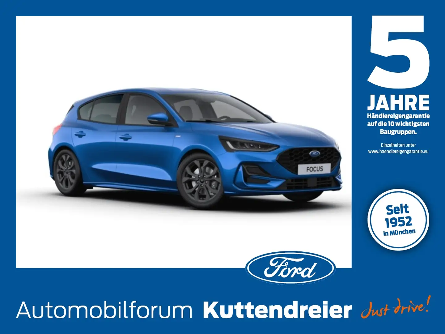 Ford Focus ST-Line X 1.0 AT PANO*LED-MATRIX*IACC*B&O Blau - 1