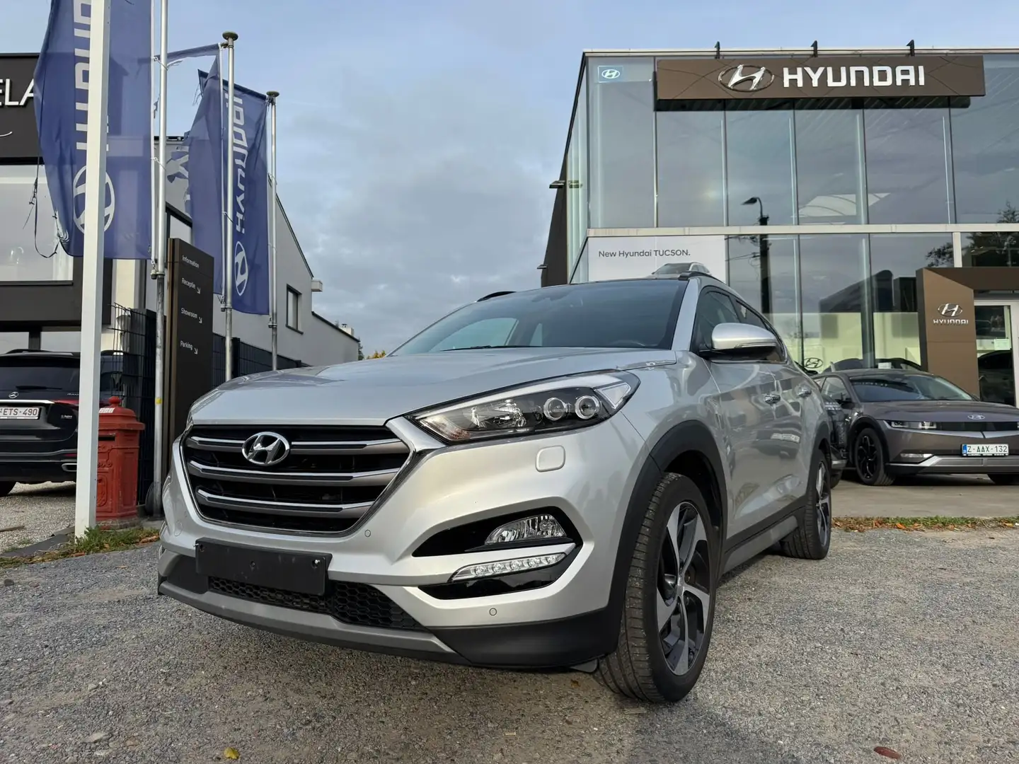 Hyundai TUCSON Tucson 1.6 Turbo 2WD Advantage Argent - 1