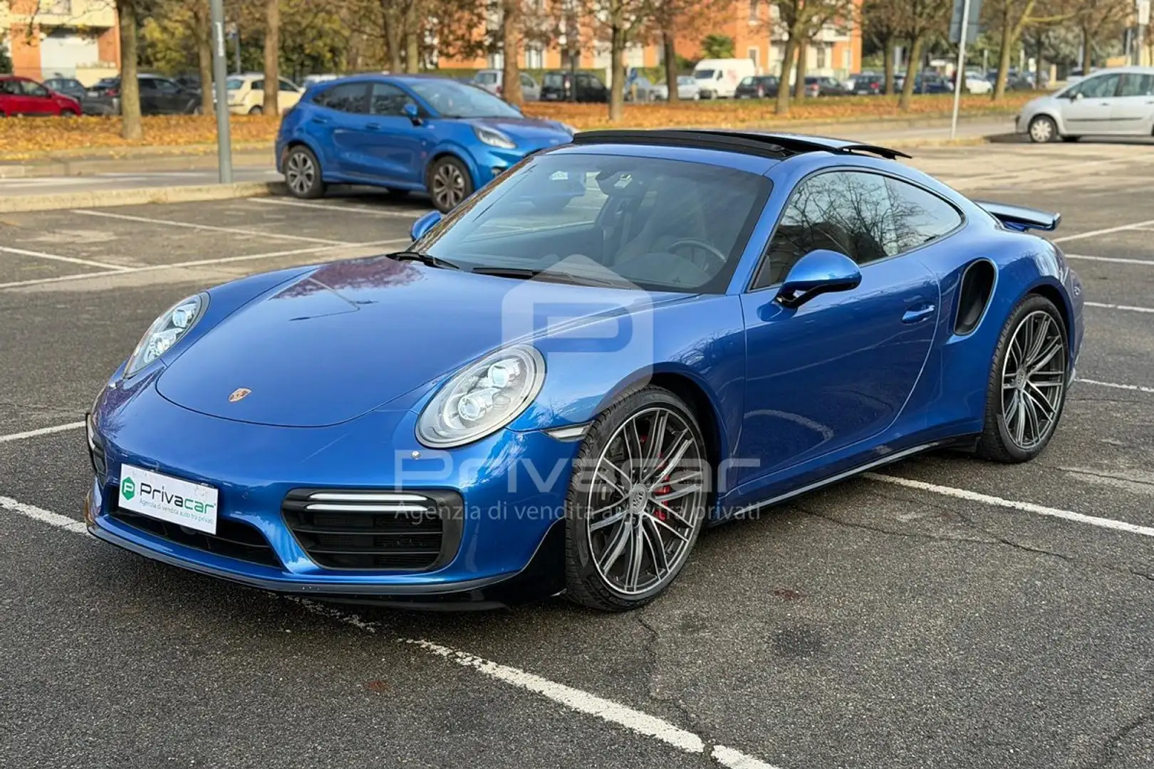 Porsche 991 911 3.8 Turbo Coupé Bleu - 1
