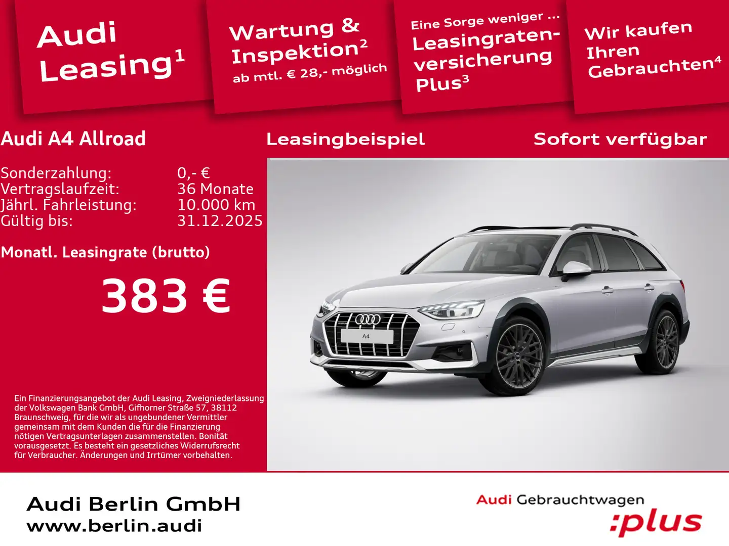 Audi A4 allroad quattro 40 TDI S tronic Silber - 1