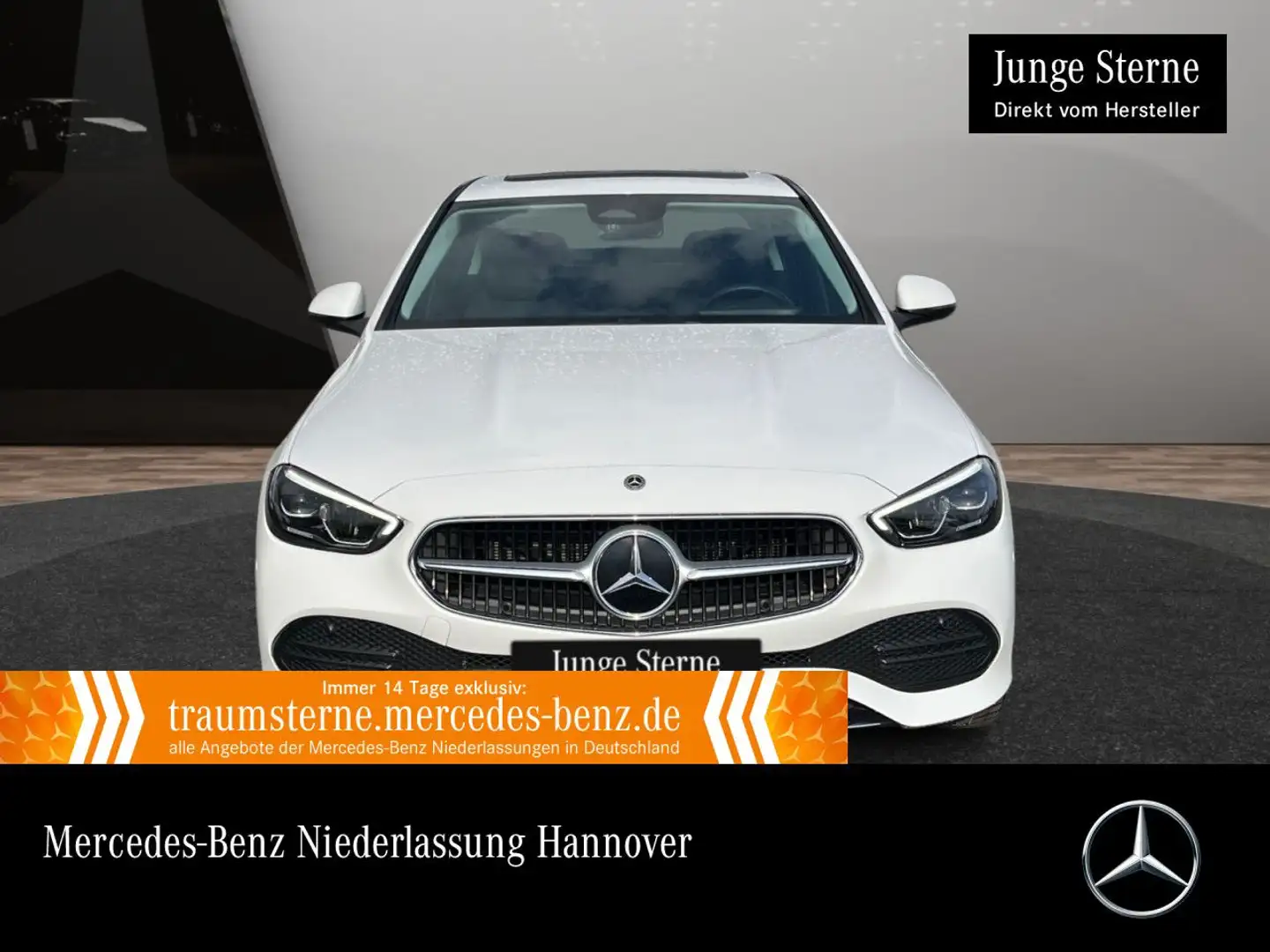 Mercedes-Benz C 220 d AVANTG+AHK+LED+BURMESTER+KAMERA+TOTW+9G Blanc - 1