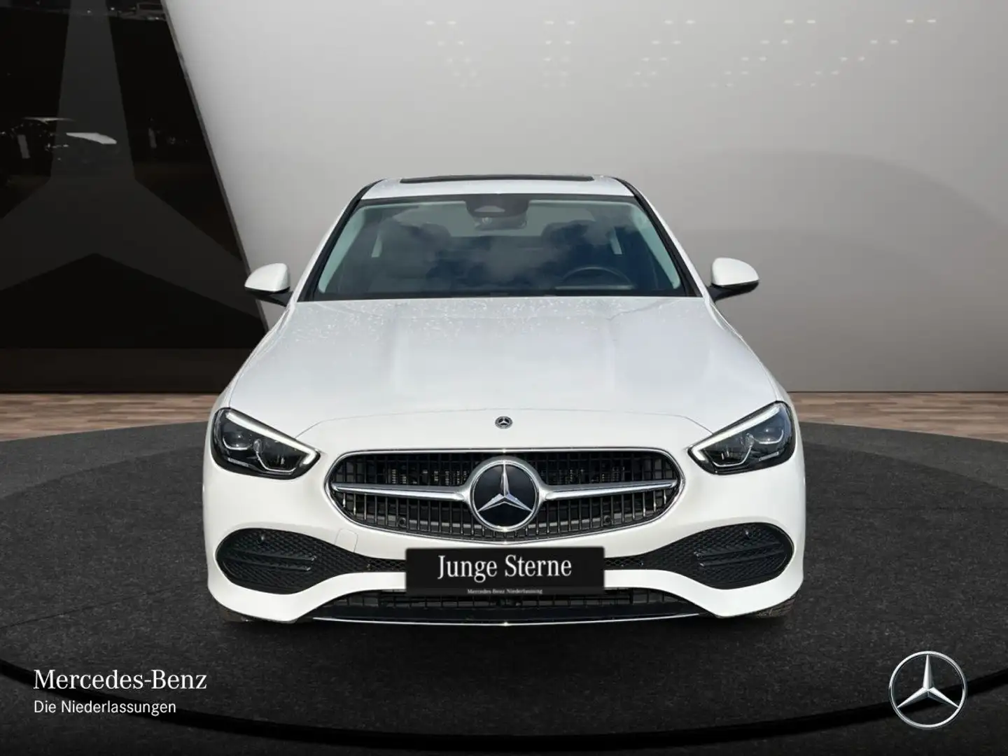 Mercedes-Benz C 220 d AVANTG+AHK+LED+BURMESTER+KAMERA+TOTW+9G Blanc - 2