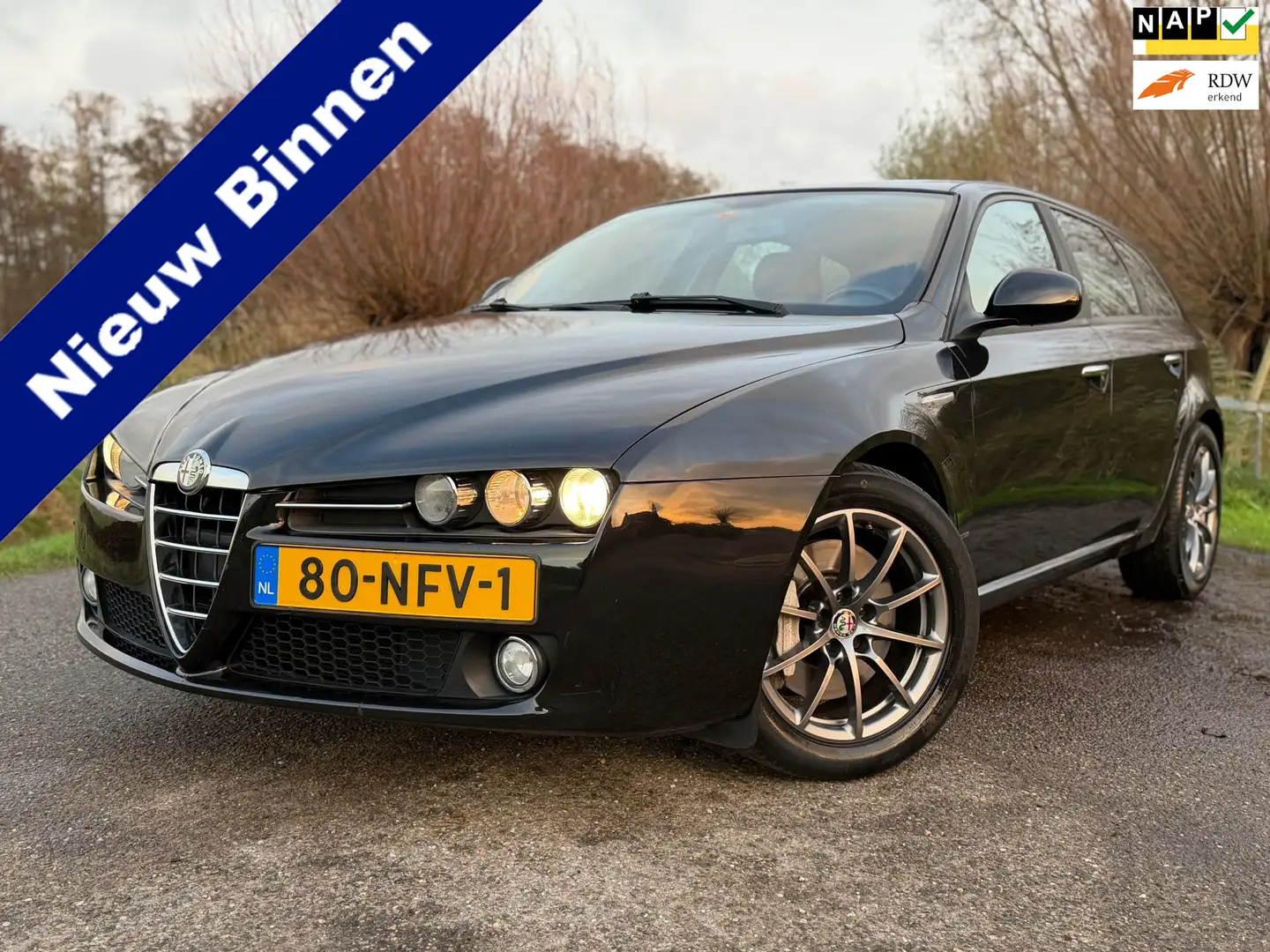 Alfa Romeo 159 Sportwagon 1.7 T Progression / Goed onderhouden / Noir - 1