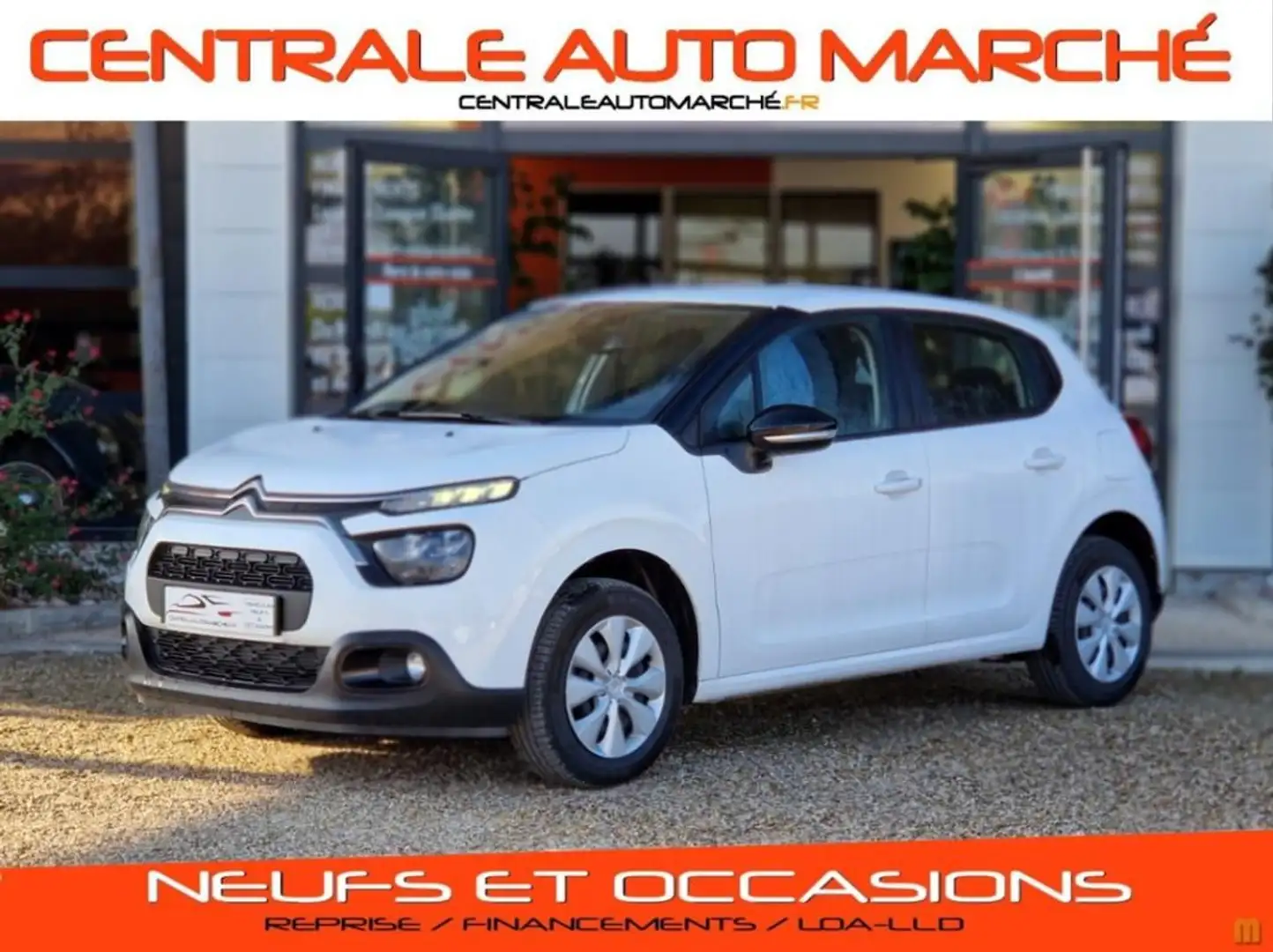 Citroen C3 BlueHDi 100 SetS BVM6 Feel Business Blanc - 1
