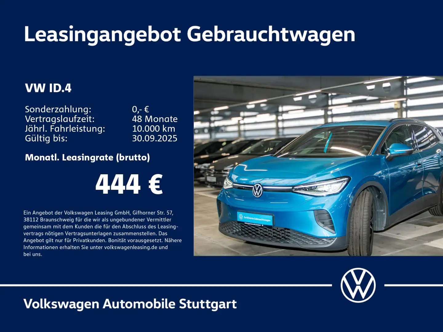 Volkswagen ID.4 Pro Navi AHK Kamera Standheizung Blau - 1