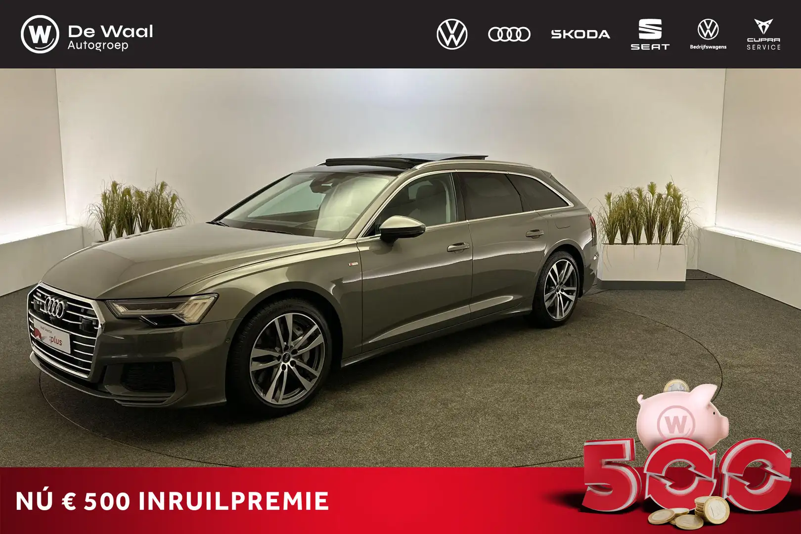 Audi A6 Avant 50 TFSI e 299pk S tronic quattro S-line edit Grijs - 1