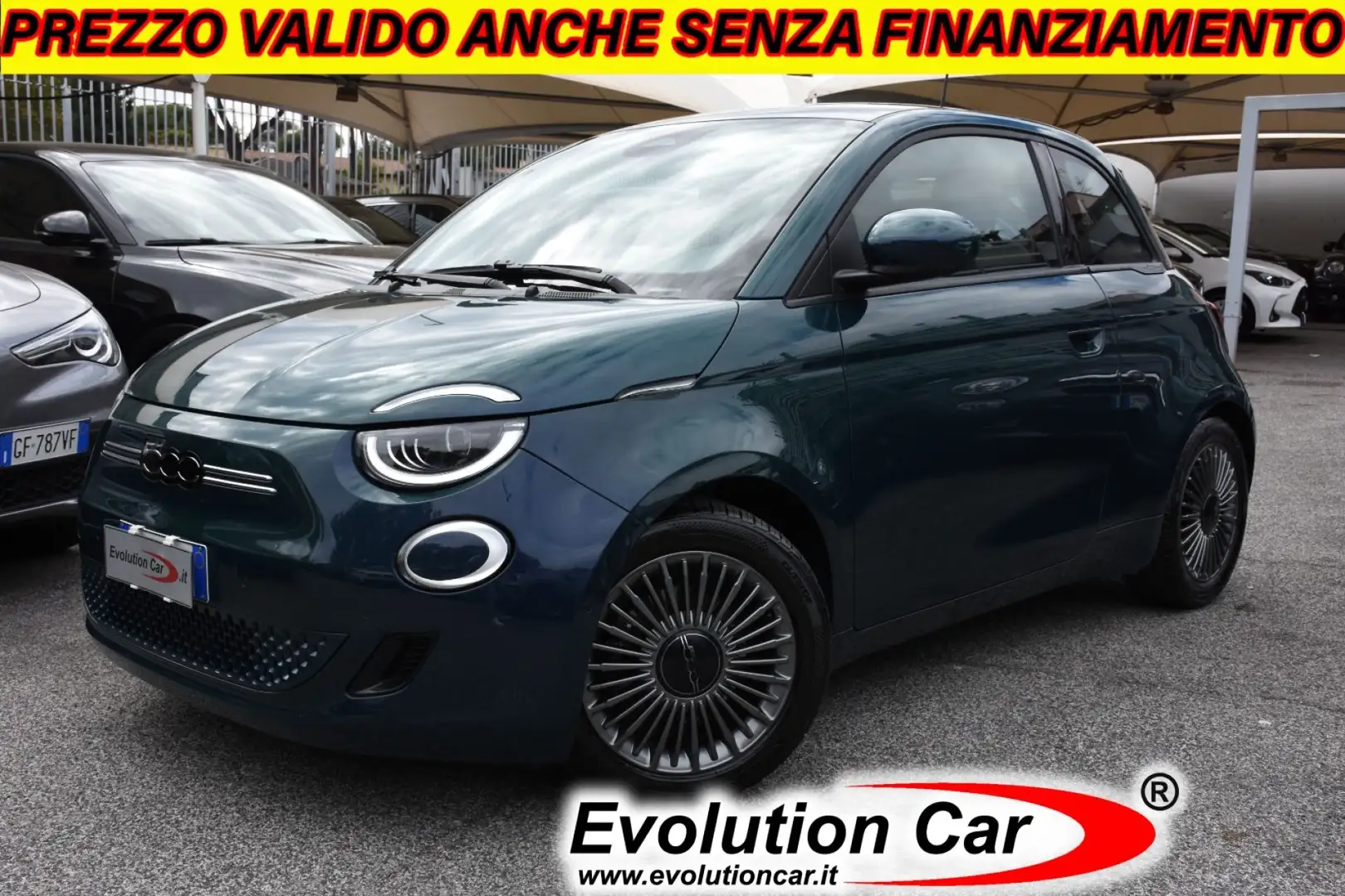 Fiat 500e 3+1 42 kWh Icon *CAM*LED*CARPLAY* Bleu - 1