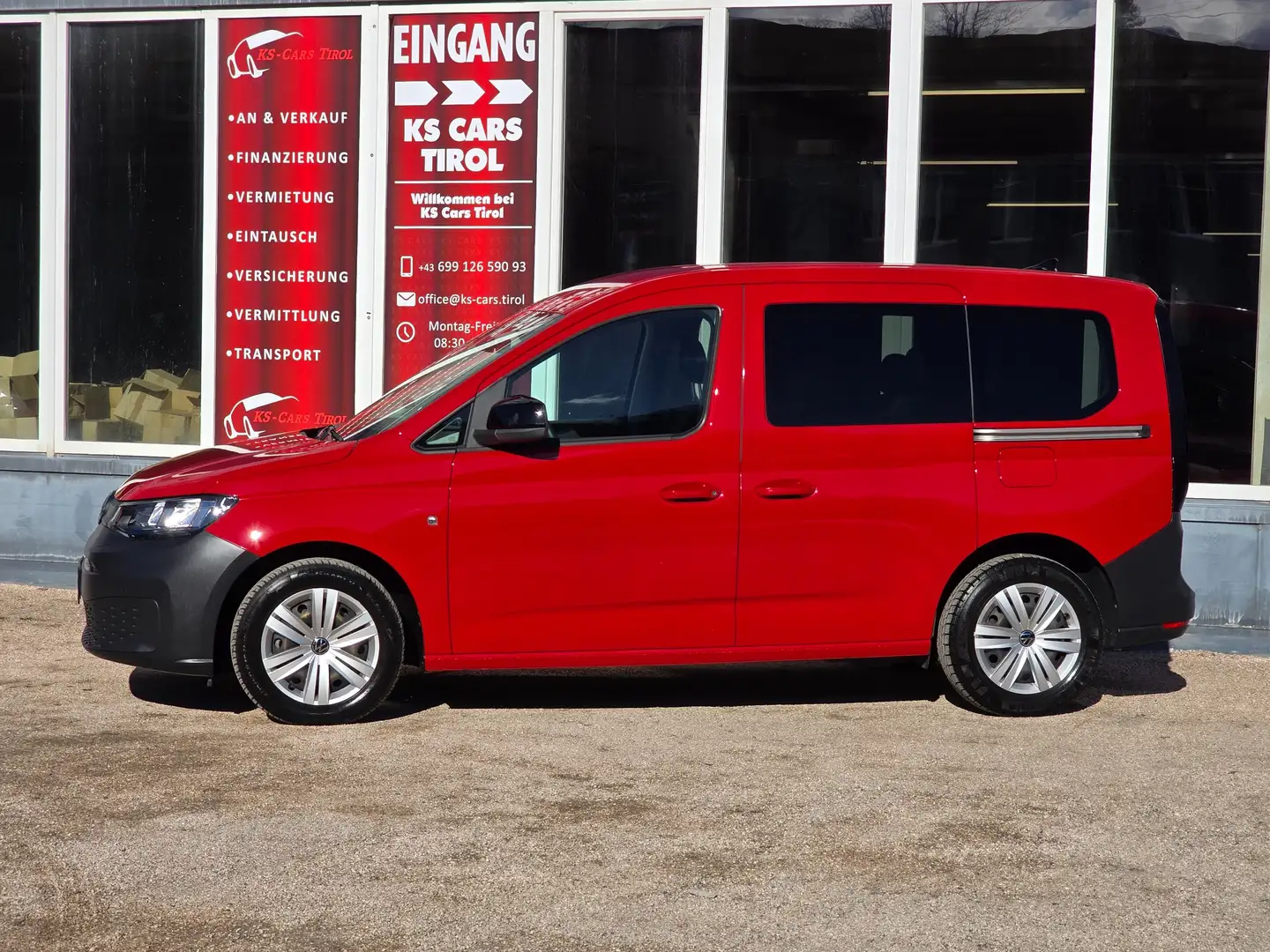 Volkswagen Caddy 2.0 TDI  nur 21000 km Rot - 2