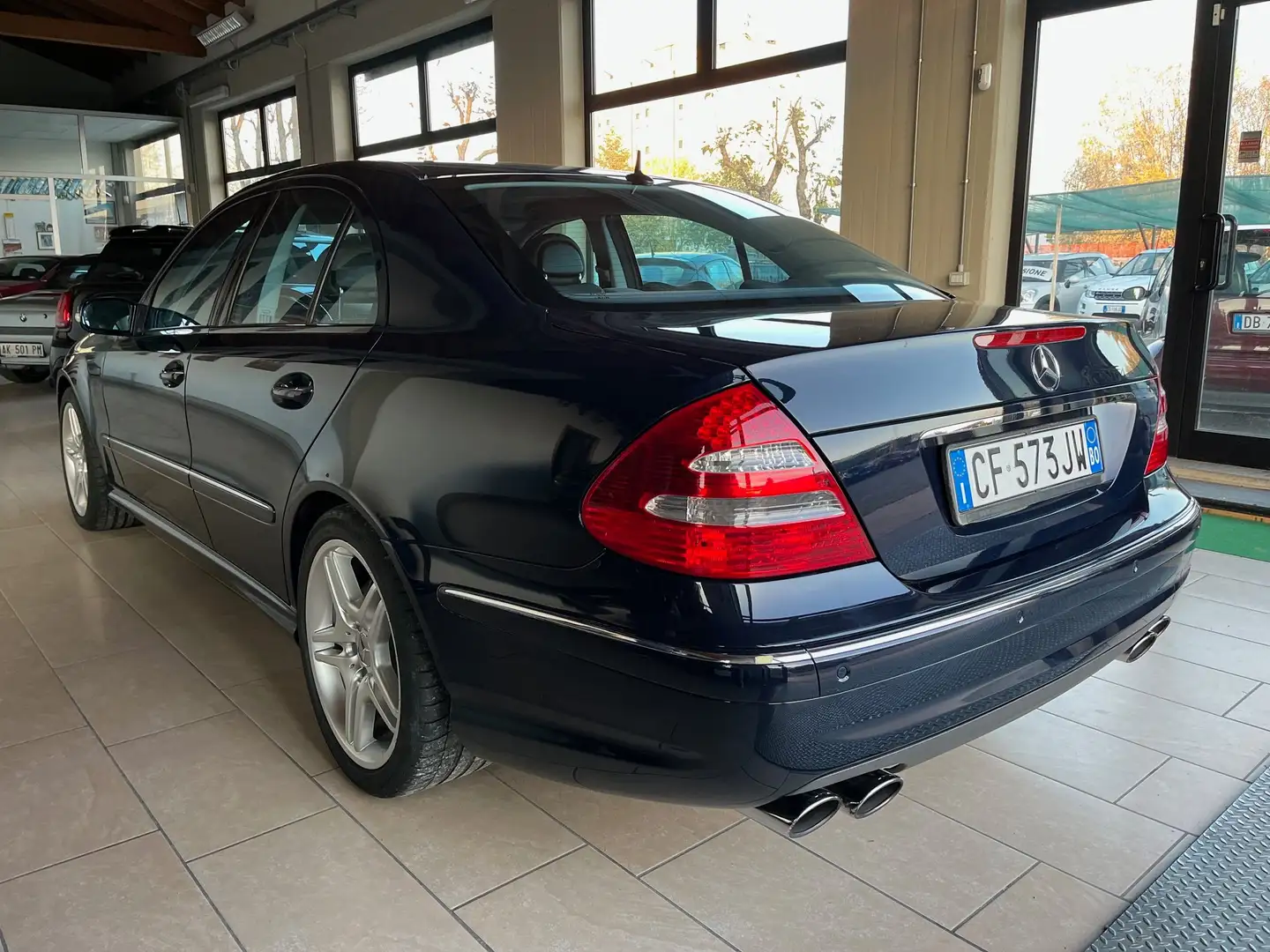 Mercedes-Benz E 55 AMG "ASI" TAGLIANDI MERCEDES UFFICIALE UNICO PROP. Blau - 2