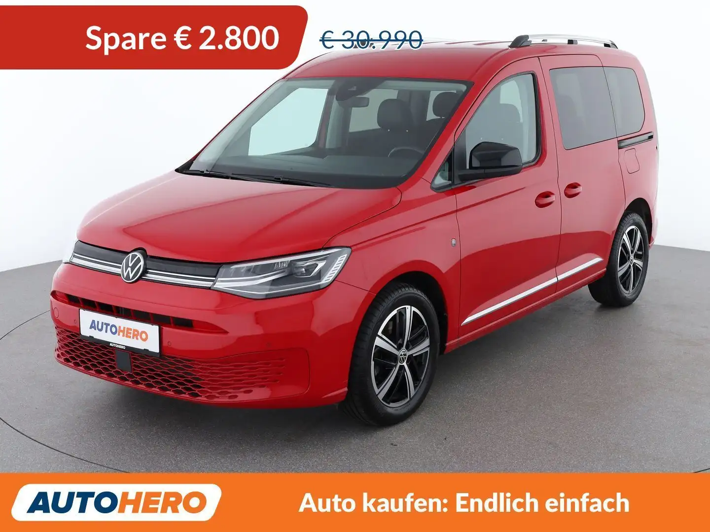 Volkswagen Caddy 1.5 TSI Style Rot - 1