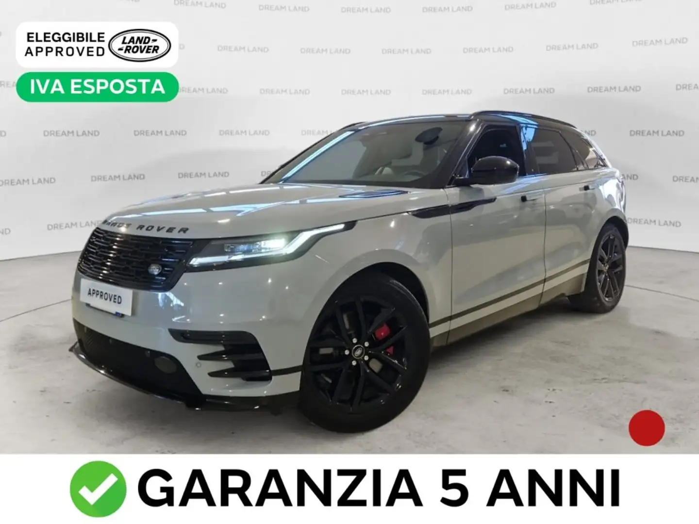 Land Rover Range Rover Velar 2.0D I4 204 CV R-Dynamic SE Gris - 1