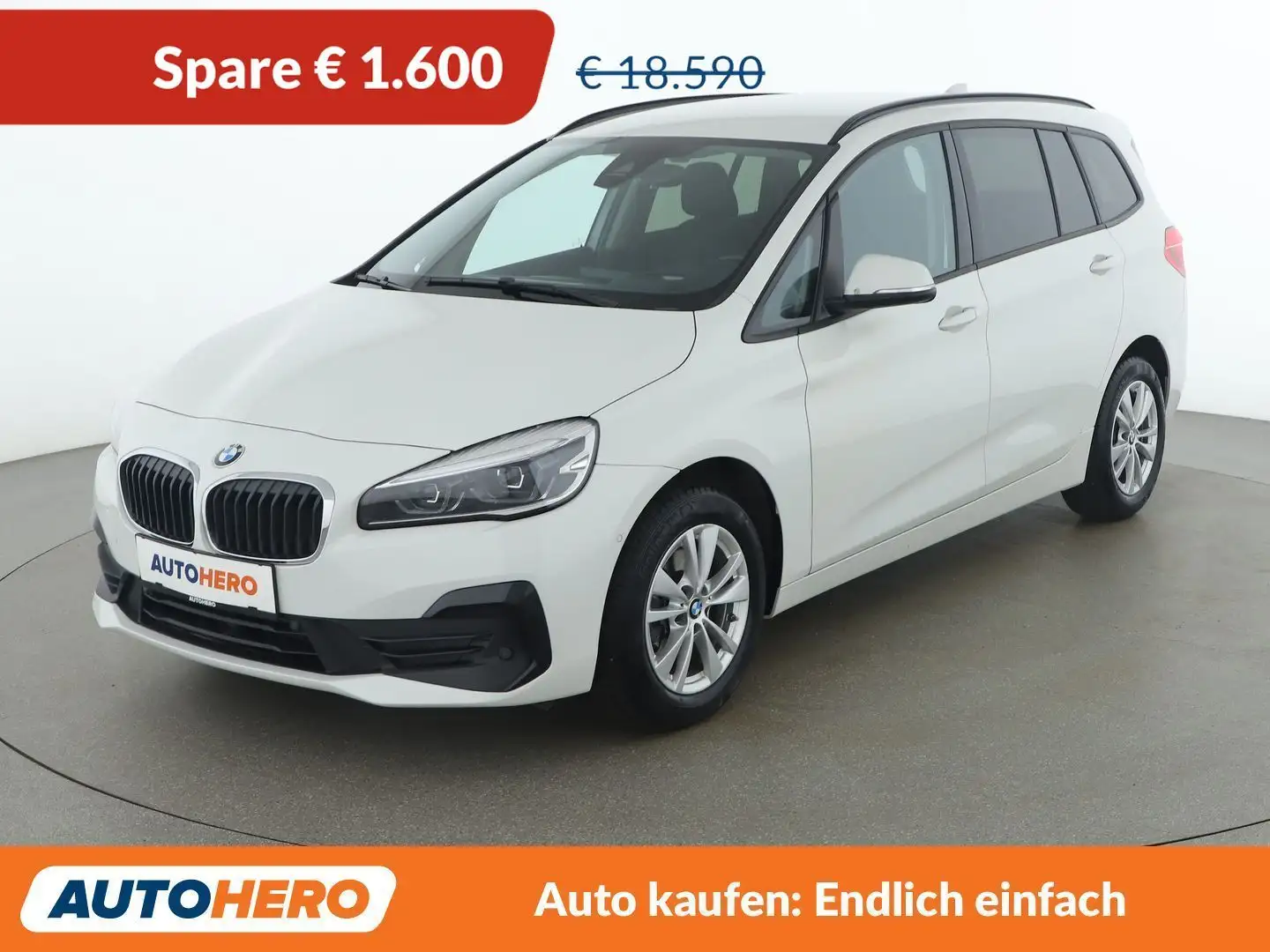 BMW 216 216d Gran Tourer Advantage Weiß - 1