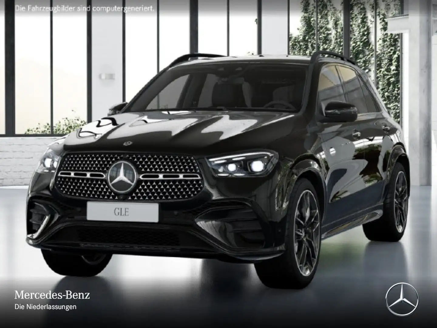 Mercedes-Benz GLE 450 4M AMG+NIGHT+360+MULTIBEAM+FAHRASS+KEYLESS Schwarz - 2