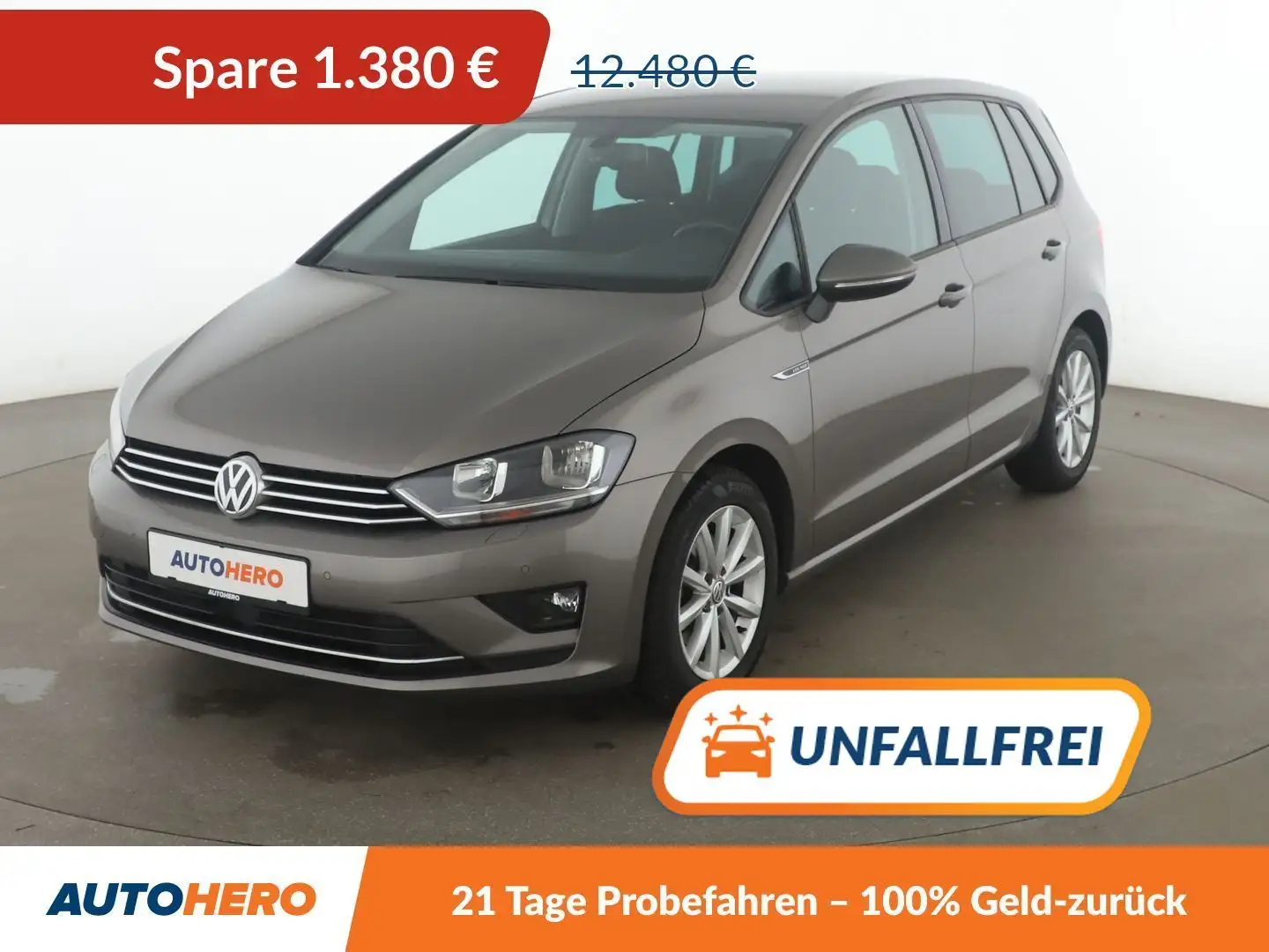 Volkswagen Golf Sportsvan 1.4 TSI Lounge BlueMotion Tech*TEMPO*PDC*SHZ Grau - 1