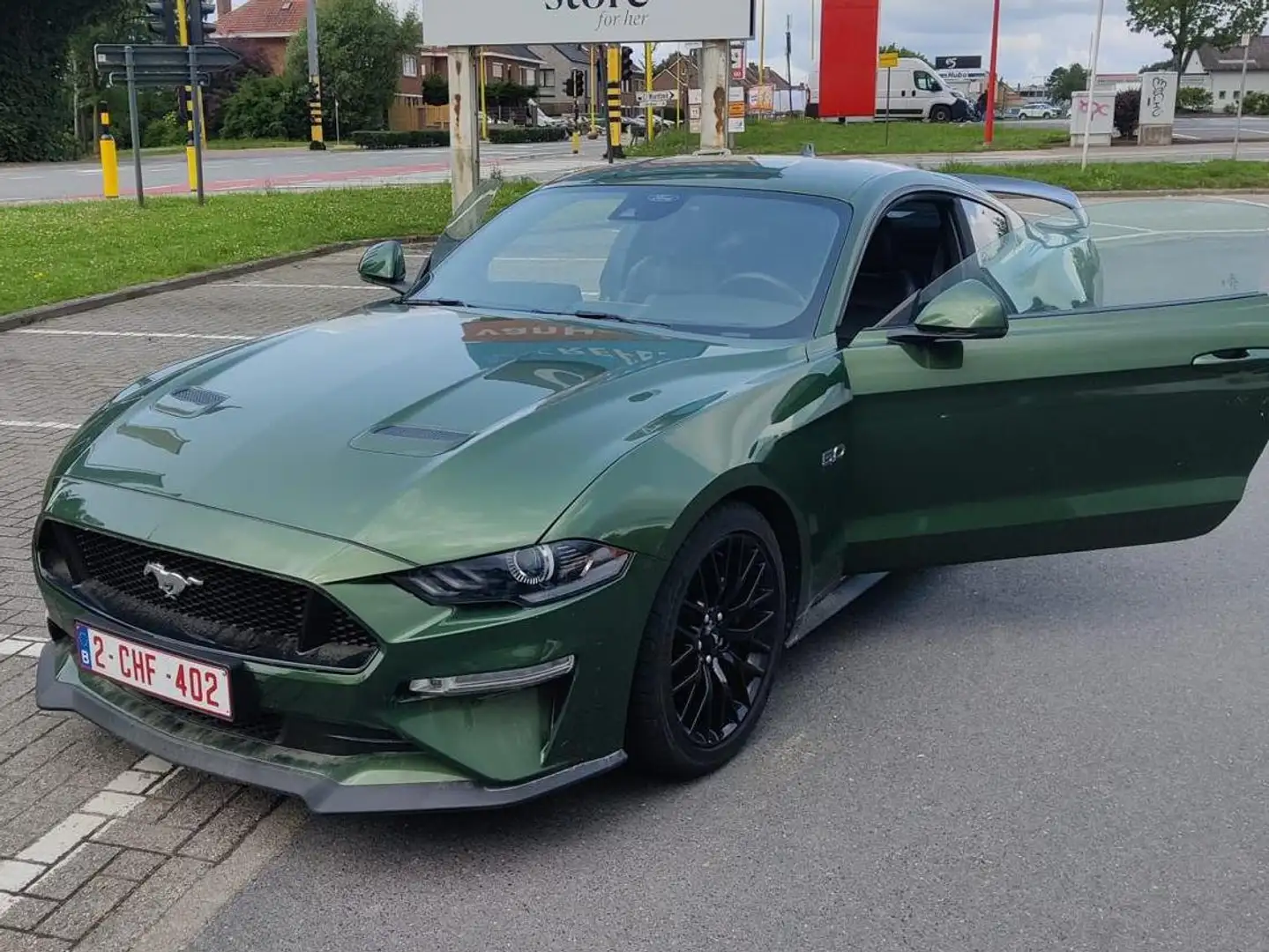 Ford Mustang Mustang Fastback 5.0 Ti-VCT V8 Aut.GT Groen - 1