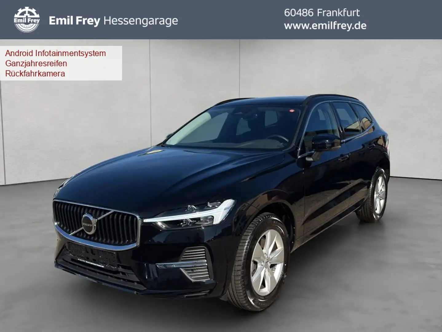 Volvo XC60 XC60 B4 Aut Google-Maps LED Kamera Einparkh v+h Schwarz - 1
