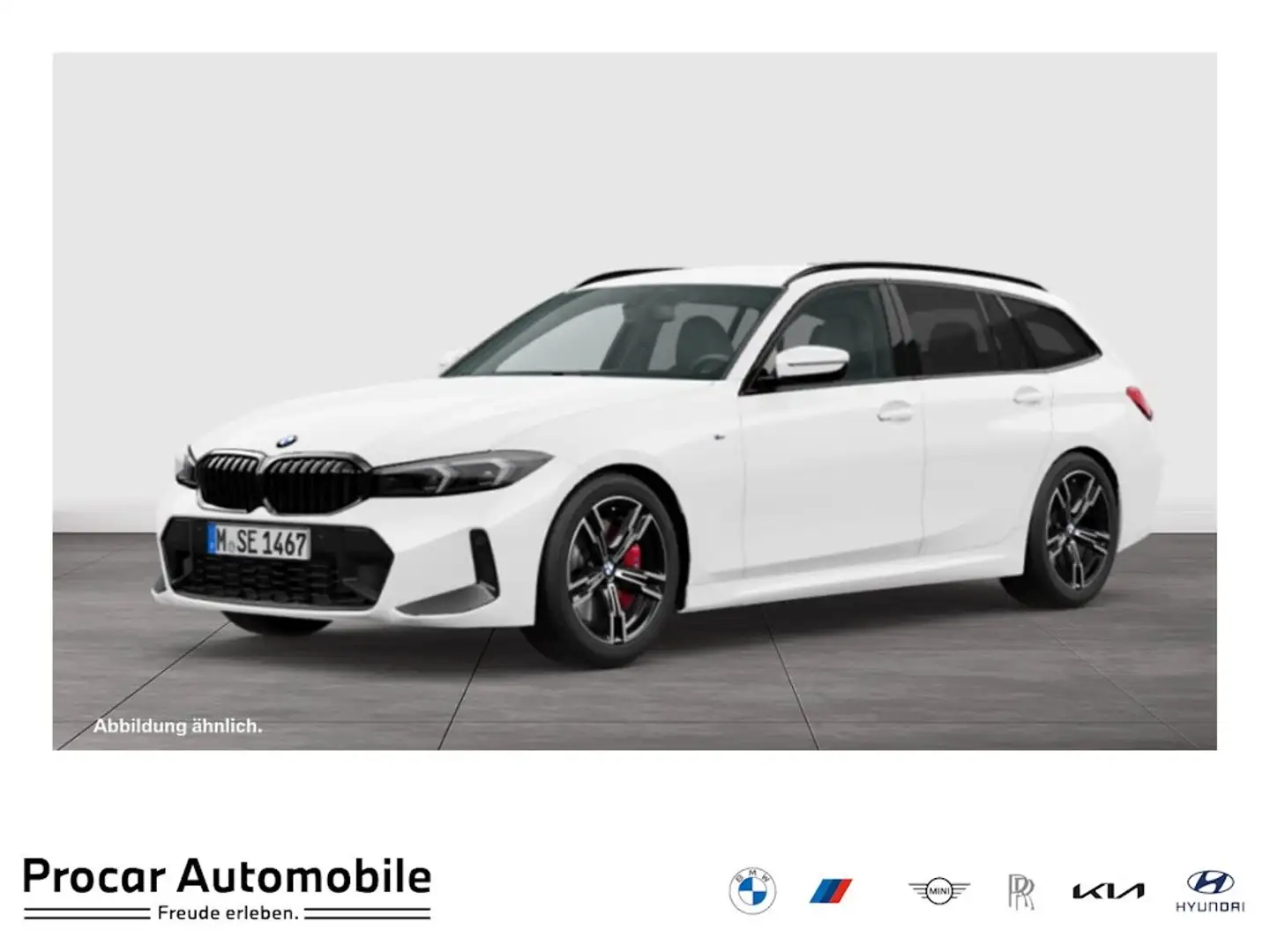 BMW 318 i Touring M Sport RFK NAVI LED Sound Syst. Weiß - 1
