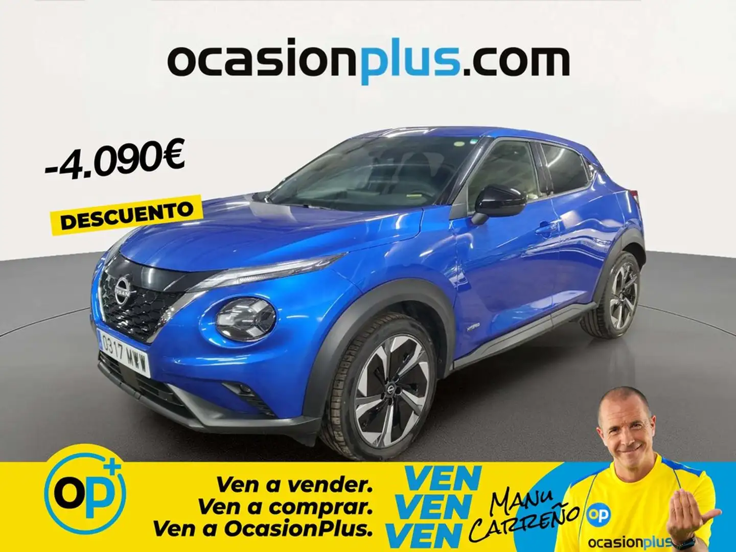 Nissan Juke 1.6 Hybrid N-Connecta Auto Azul - 1