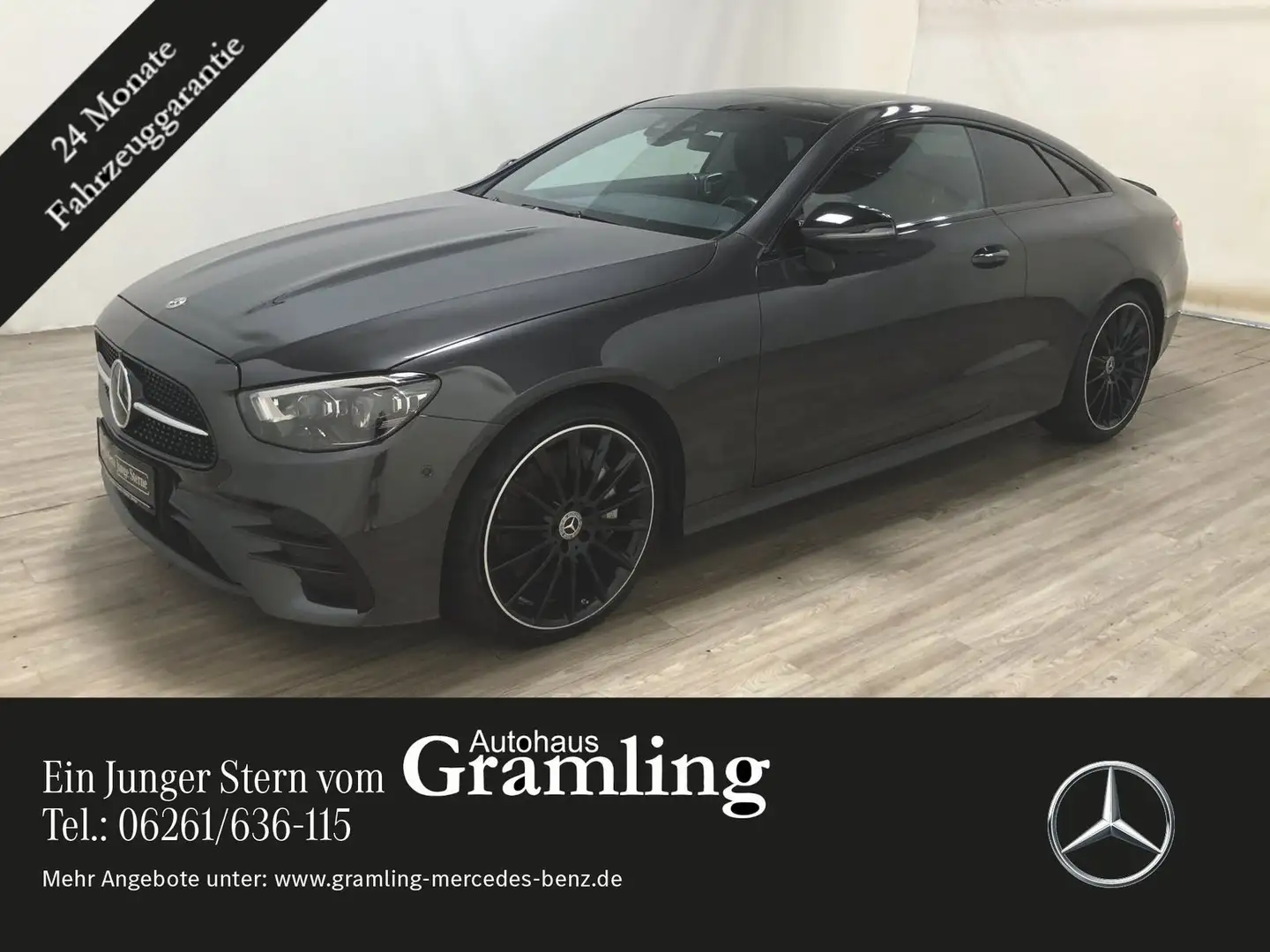 Mercedes-Benz E 400 d 4M Coupe AMG NIGHT*Pano*MULTIBEAM*Distro Zwart - 1