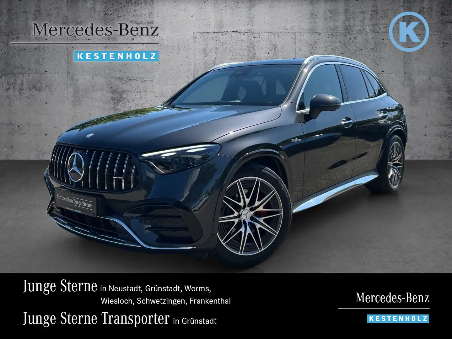 Mercedes-Benz GLC 63 AMG GLC 63 S AMG PERF.SITZ+AHK+PANO+360°+BURME+MEMO Szary - 1