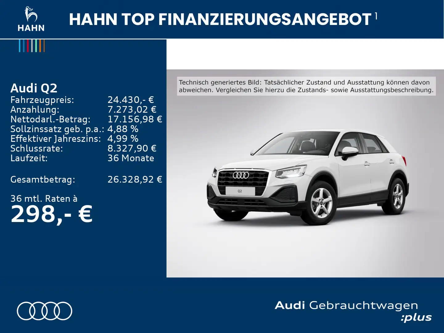 Audi Q2 35 TDI AHK Navi Virtual ACC PDC Sitzh LED KLI Weiß - 2