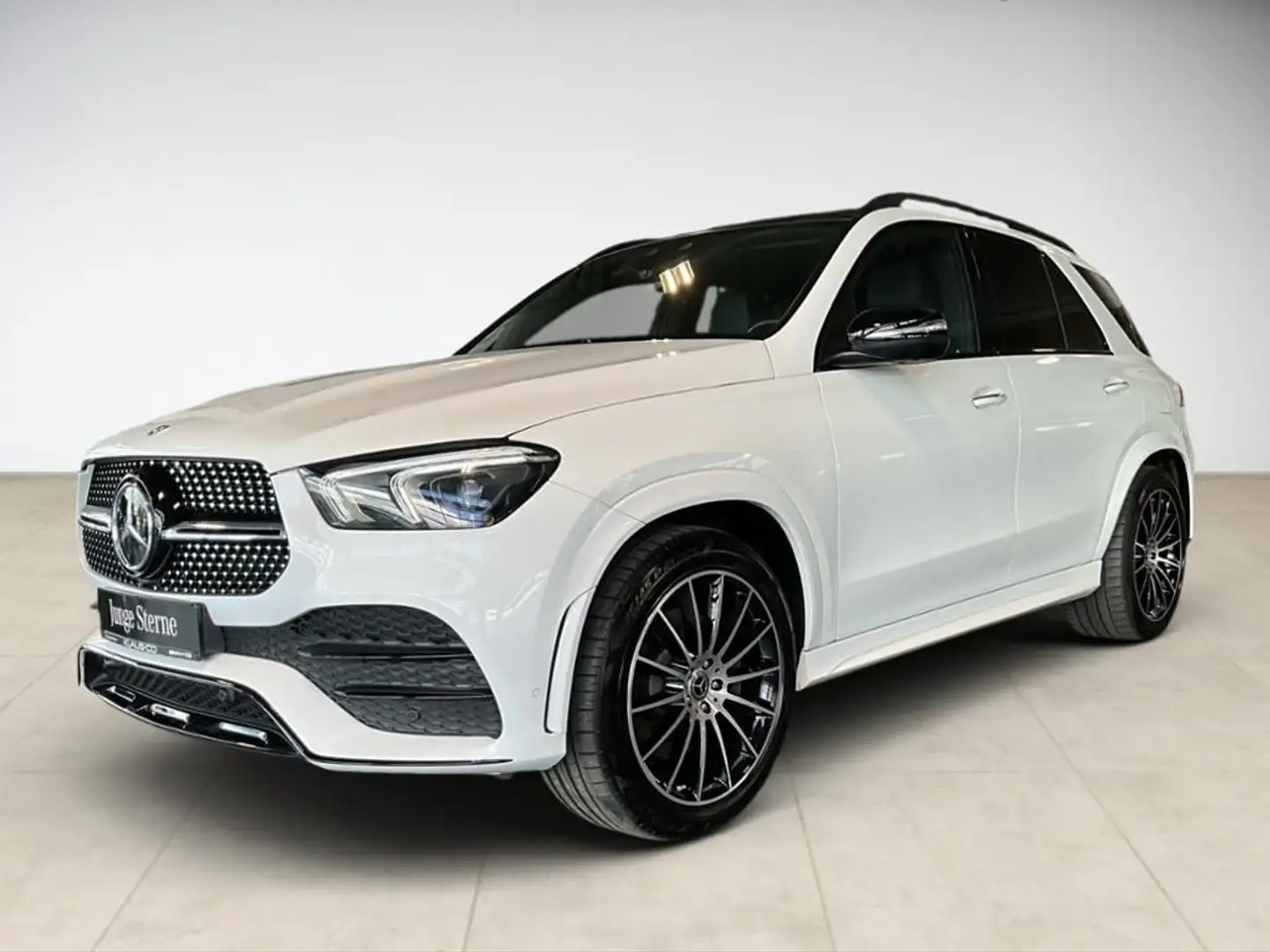 Mercedes-Benz GLE 350 de AMG 4MATIC Pano HUD Night ACC PDC LM Weiß - 1