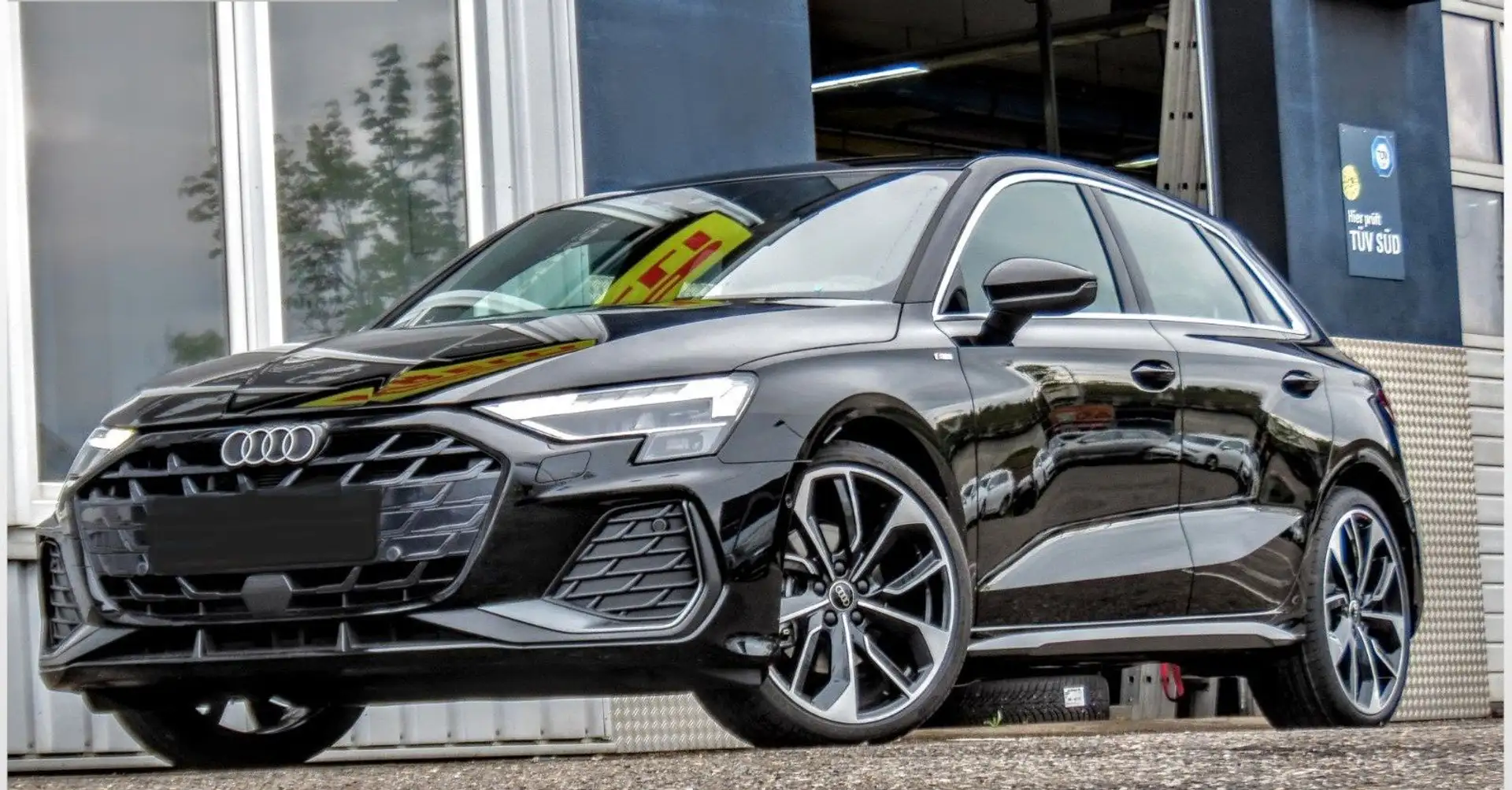 Audi A3 Sportback 35 2.0 tdi S line edition s-tronic Noir - 1