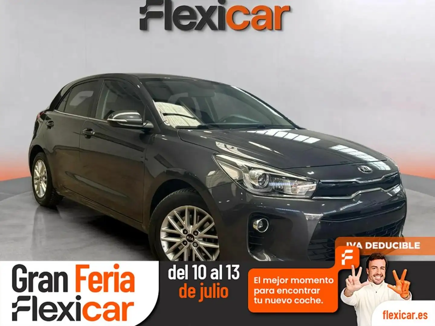 Kia Rio 1.0 T-GDi 74kW (100CV) Business Gris - 1