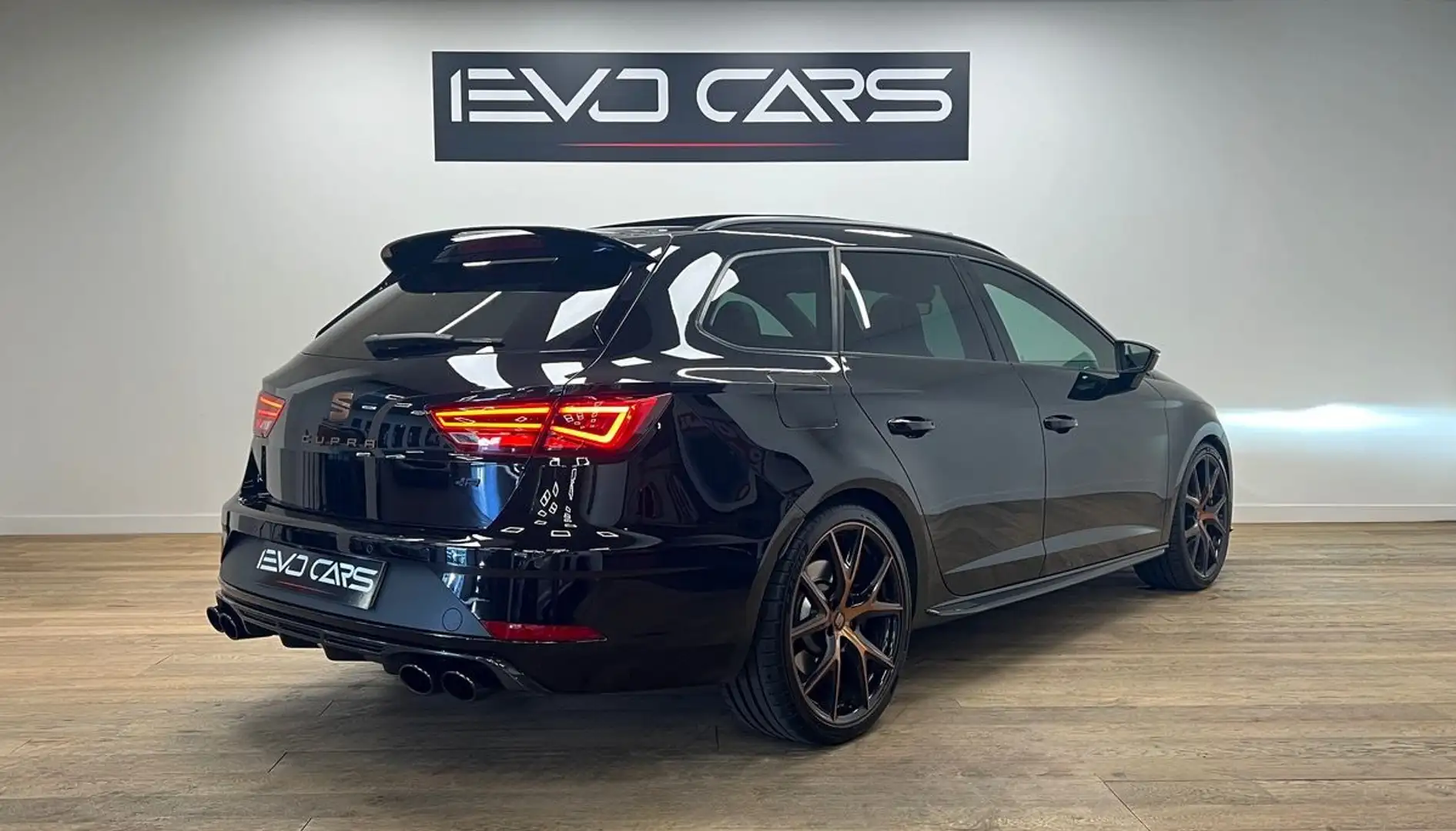 SEAT Leon Cupra ST R 2.0 300 ch DSG7 Pack Carbone / DCC / ACC / Beats / Keyless / Caméra / TO PANO Negro - 2