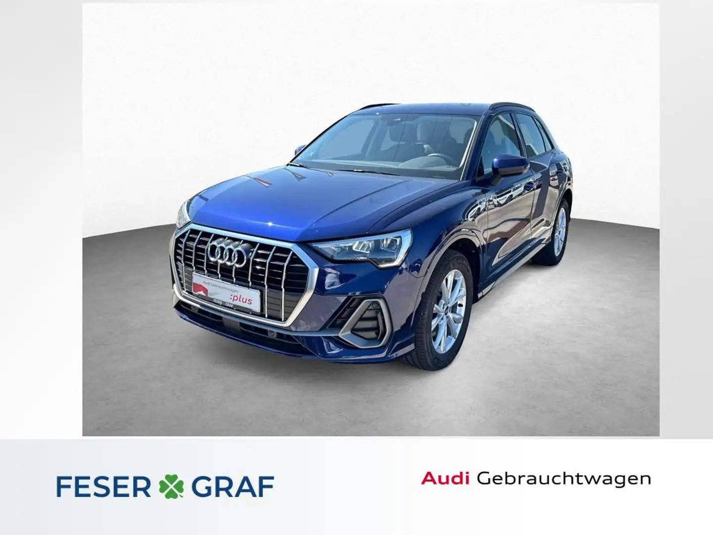 Audi Q3 40 TDI qu. - S line - KLIMA - SHZ - AHK Azul - 1