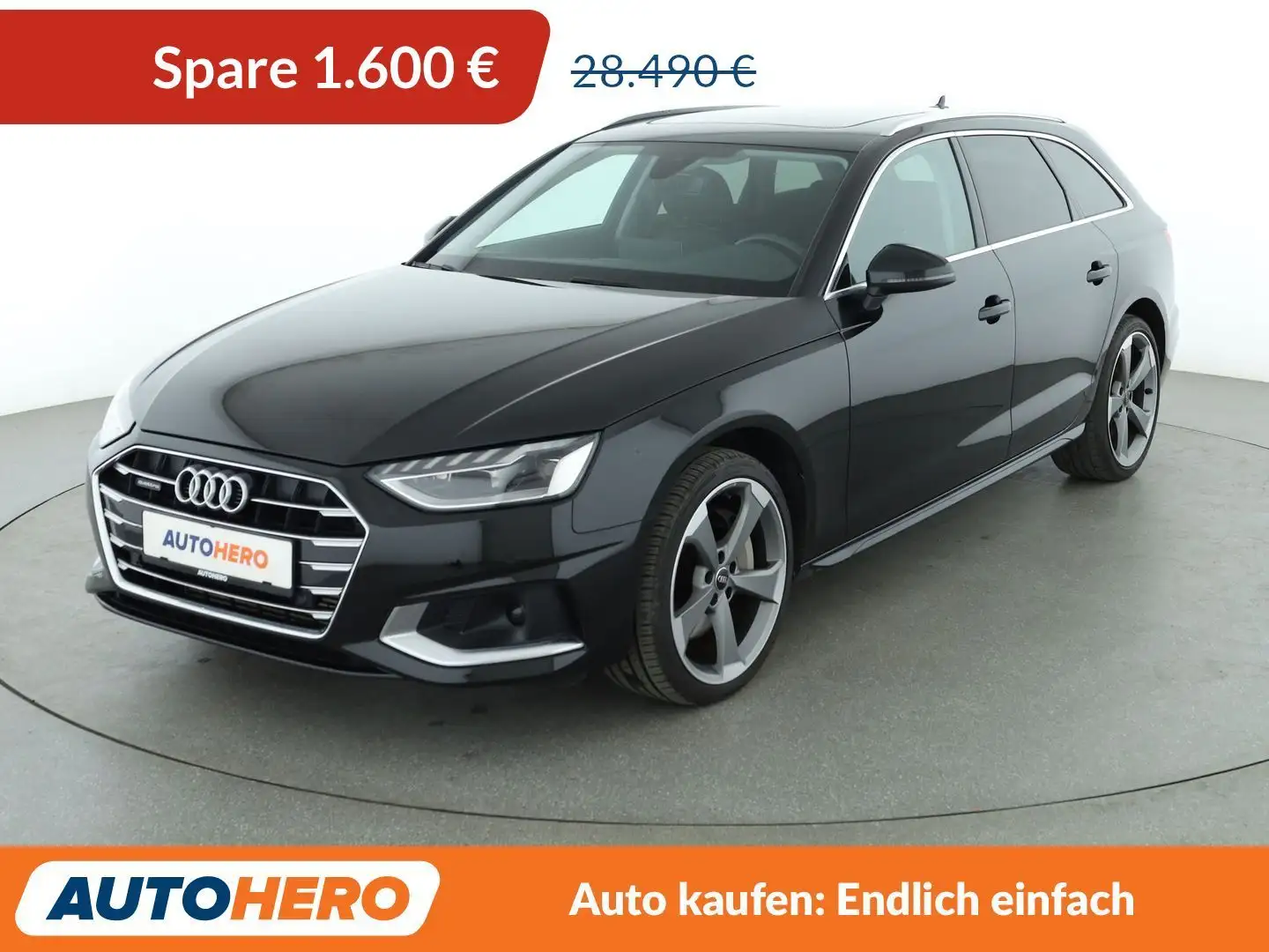 Audi A4 45 TFSI quattro advanced Aut.*LED*PDC* Schwarz - 1