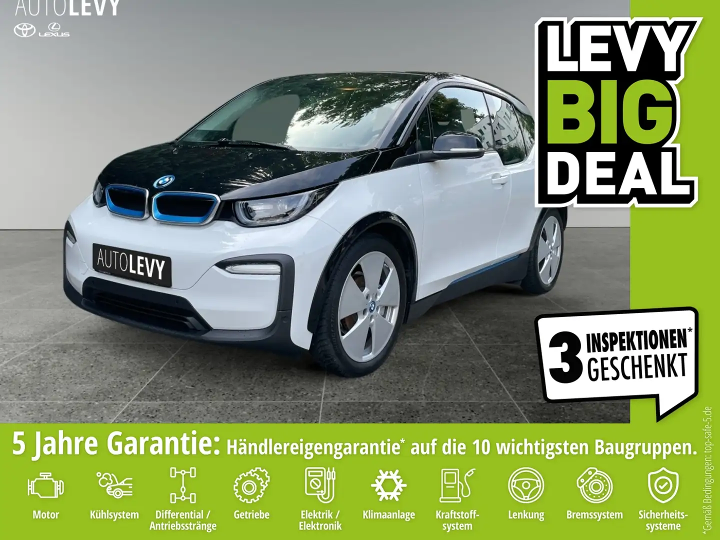 BMW i3 Basis +Klima+Automatik+Elektro+PDC+Navi+ Blauw - 1