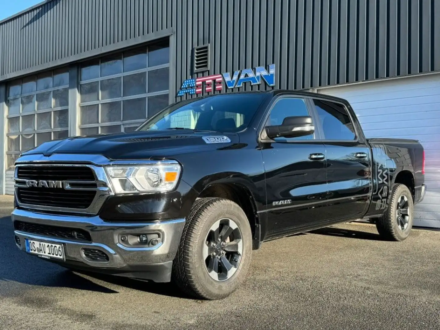 Dodge RAM 1500 5.7 V8 LongBed Rebel Aluf. Prins LPG Negro - 1