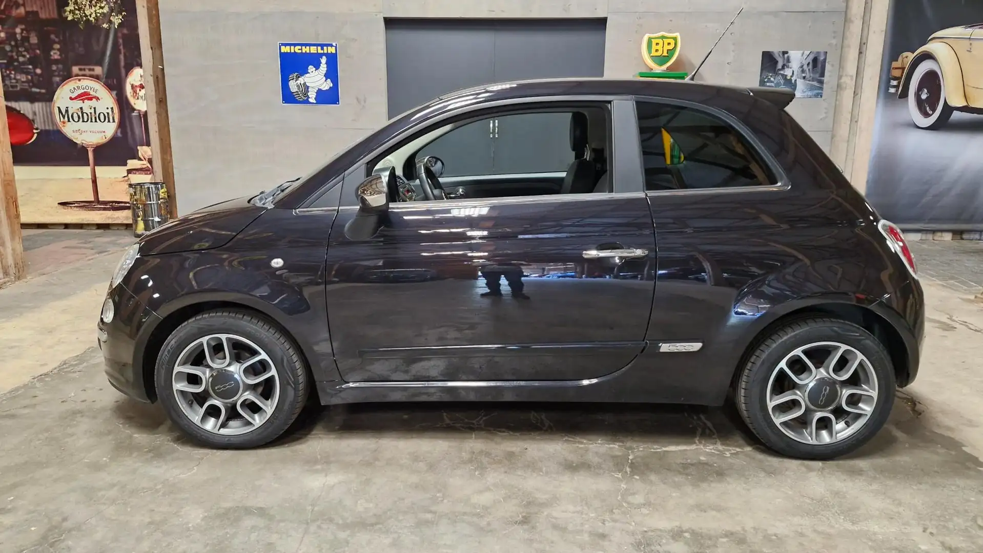 Fiat 500 1.2 Sport 69PK AUTOMAAT | Rijlaarprijs | Airco | L Zwart - 2