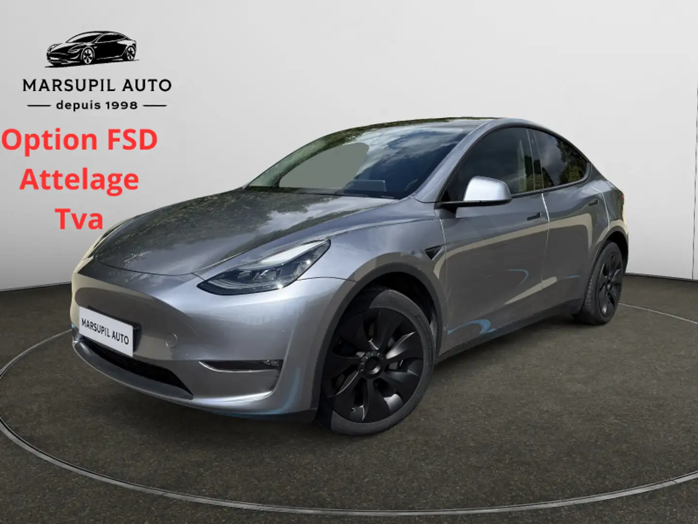 Tesla Model Y LONG RANGE AWD Gris - 1
