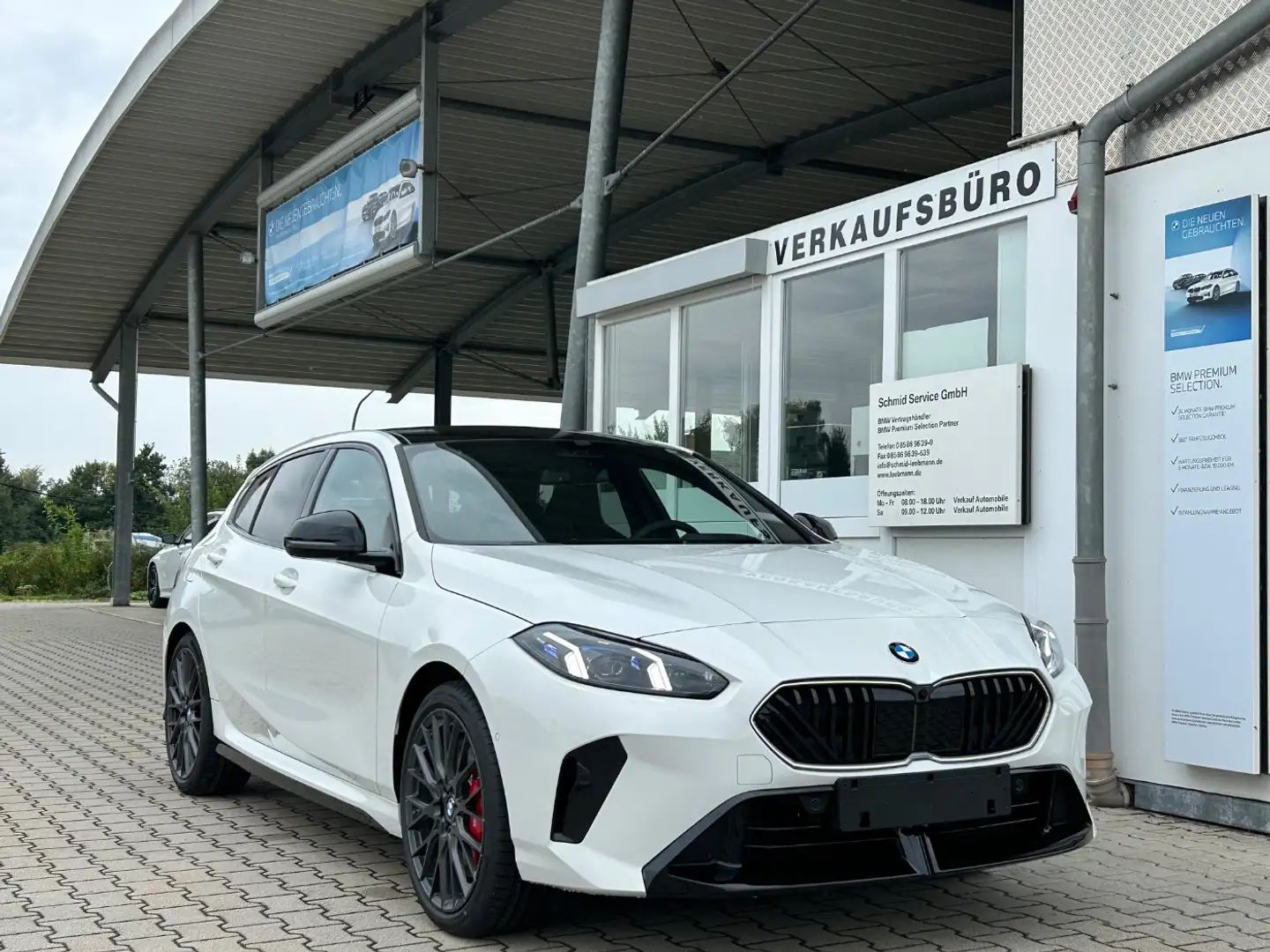 BMW 120 d M-Sportpaket-Pro M-Sitze/AHK/ACC/HUD/HK/360 Weiß - 2