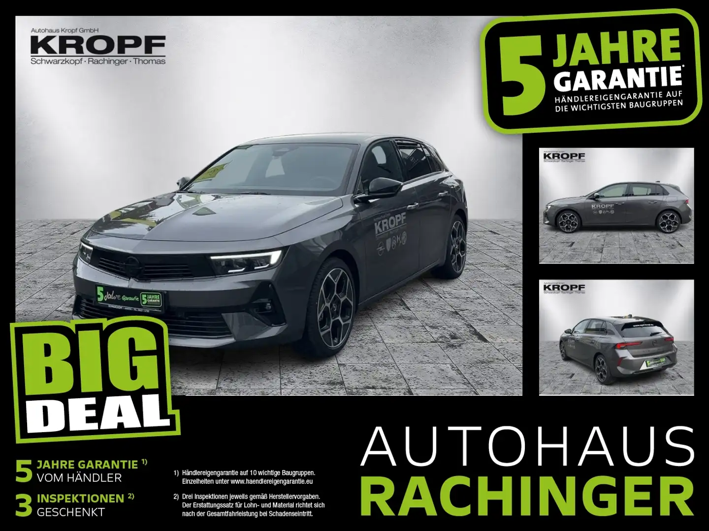 Opel Astra L 1.6Turbo PluginHybrid GS Line FIN ab2,99% Grau - 1