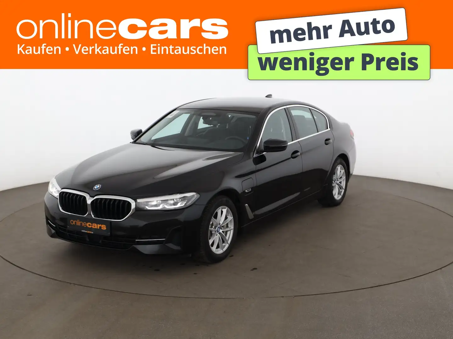 BMW 520 e Limousine Aut LED RADAR LEDER NAVI SITZHZG Schwarz - 1