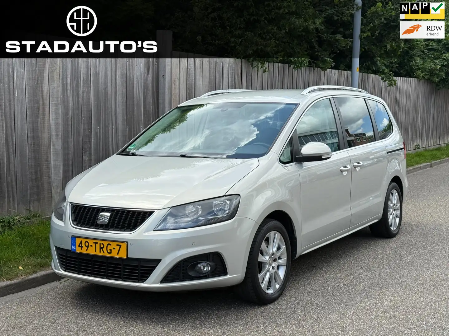 SEAT Alhambra 1.4 TSI DSG Automaat Style 7p Trekhaak NAP! Grijs - 1
