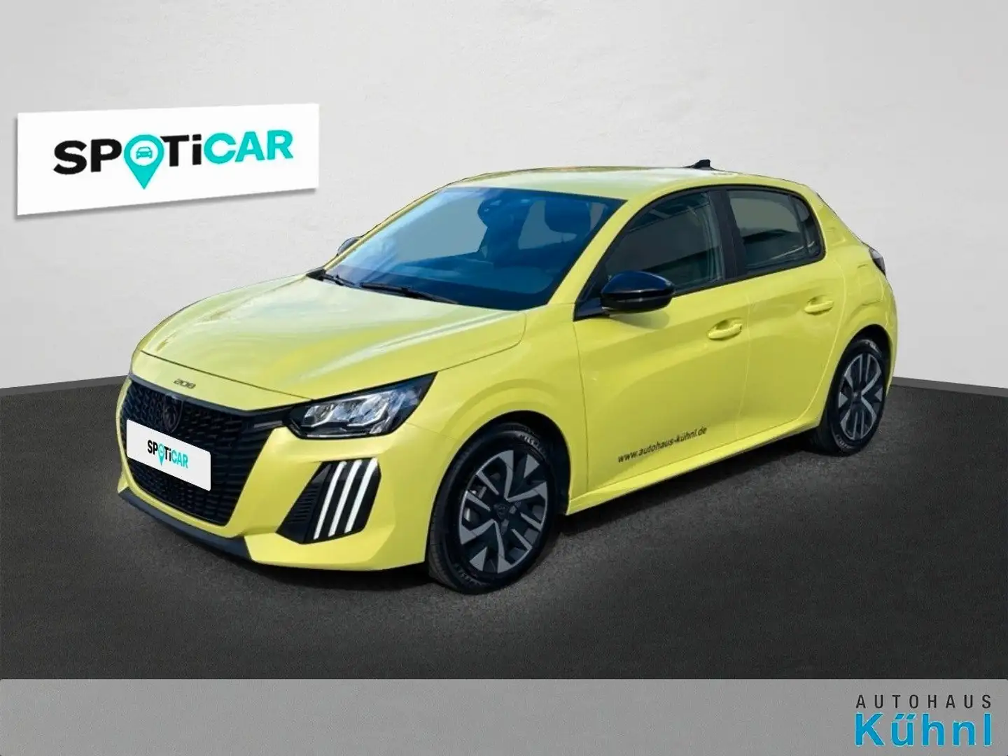 Peugeot 208 Active PureTech Gelb - 1