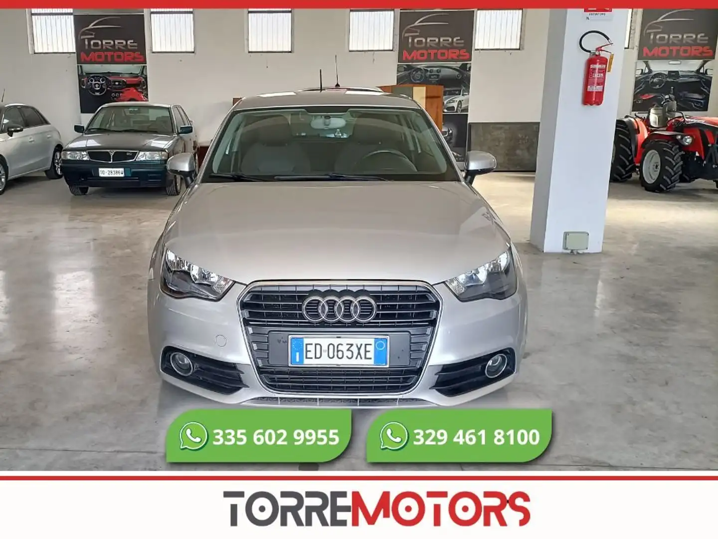 Audi A1 A1 I 2010 3p 1.6 tdi Attraction 105cv Bianco - 1