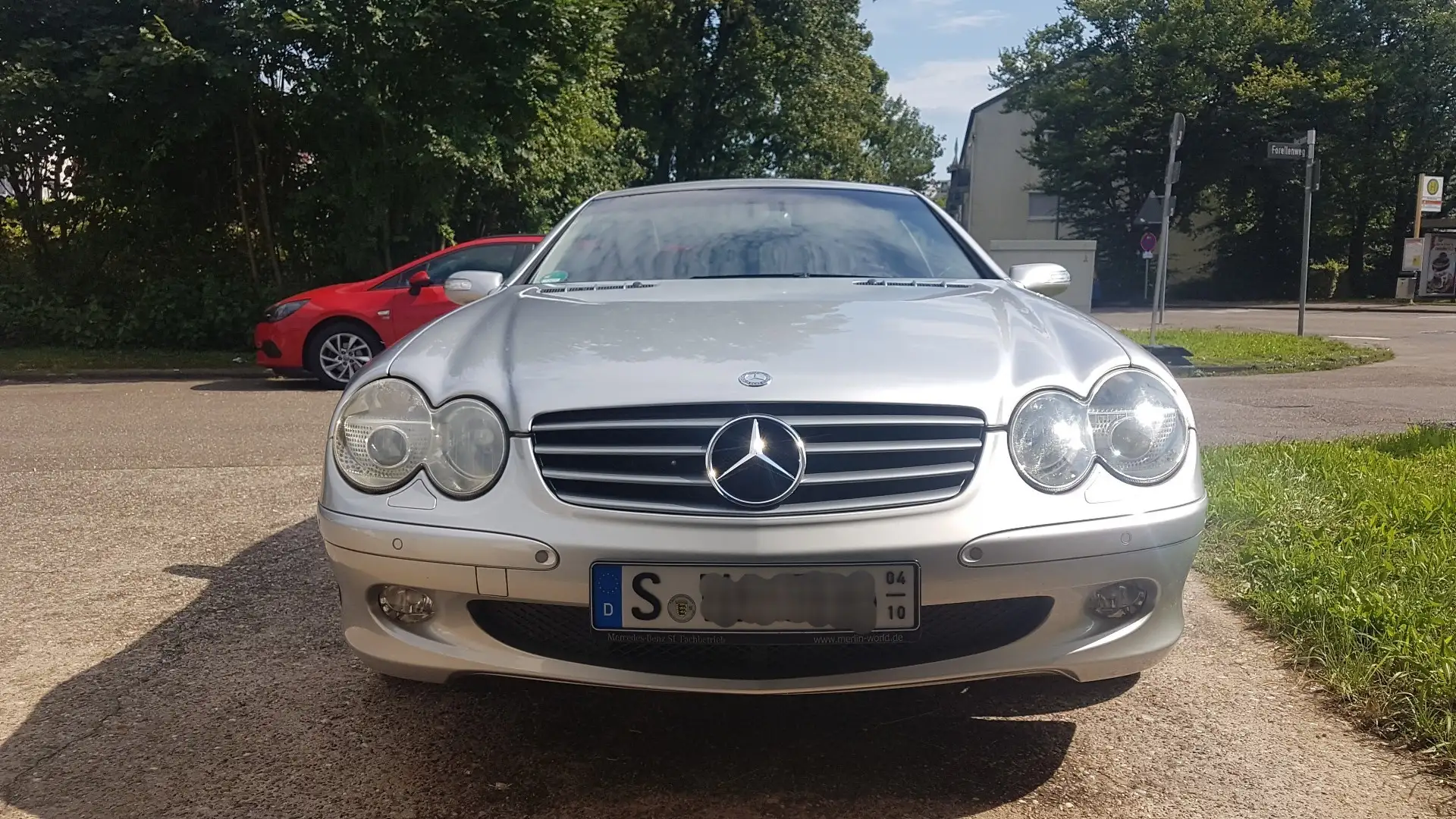 Mercedes-Benz SL 350 Automatik Silber - 1