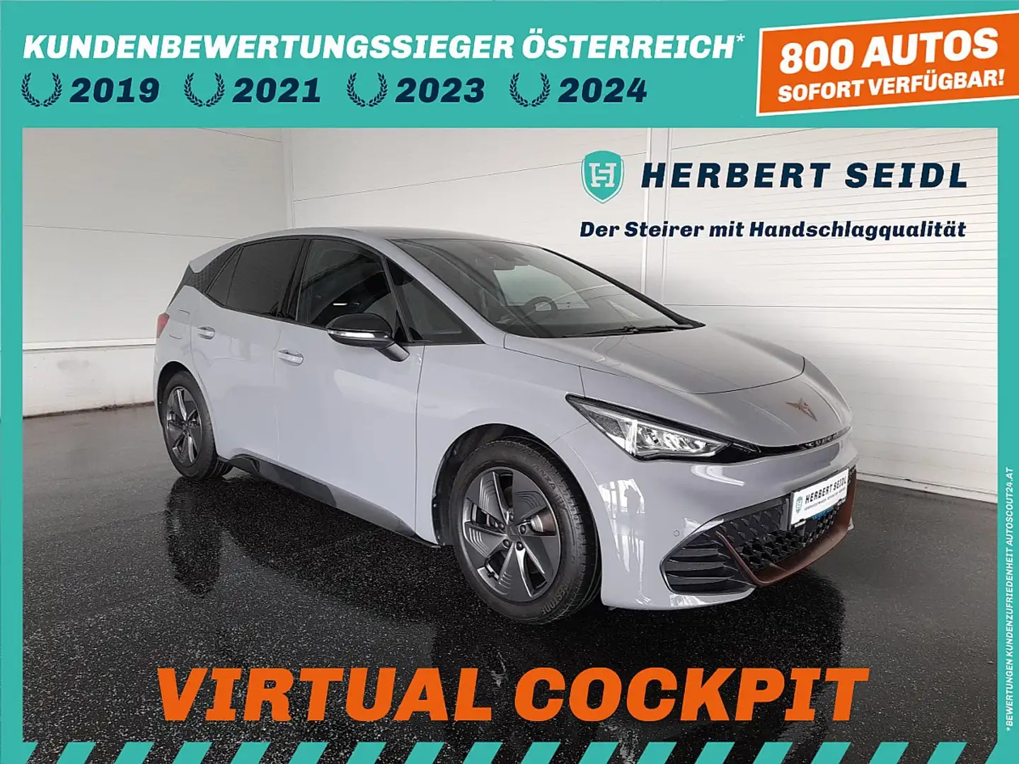 CUPRA Born 58/62kWh *LED & FLA / VIRTUELL / NAVI / ACC / K... Grau - 1