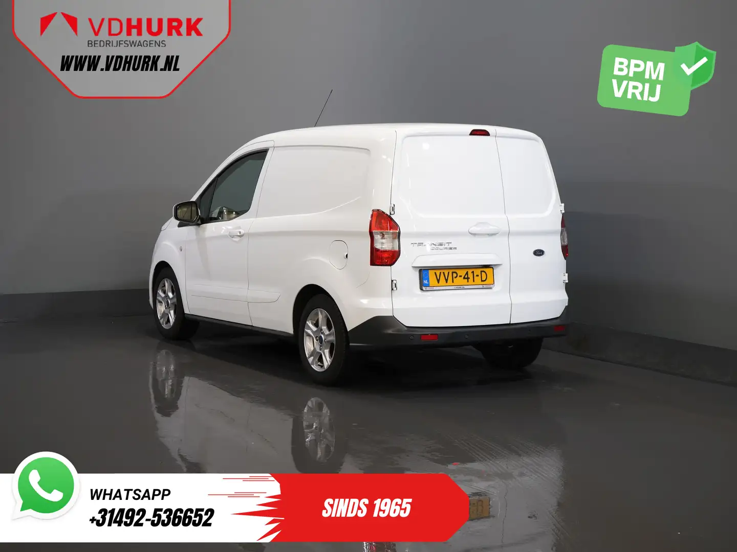 Ford Transit Courier 1.0 EcoBoost 100pk Limited BENZINE BPM VRIJ! Carpl Blanc - 2