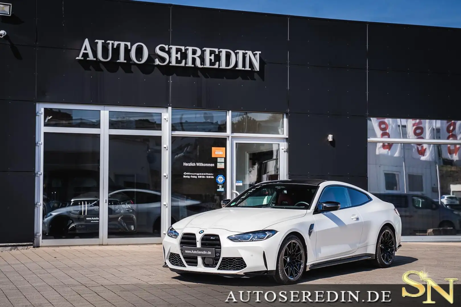 BMW M4 M4 Competition MxDrive White/Red+Driver Package Weiß - 1