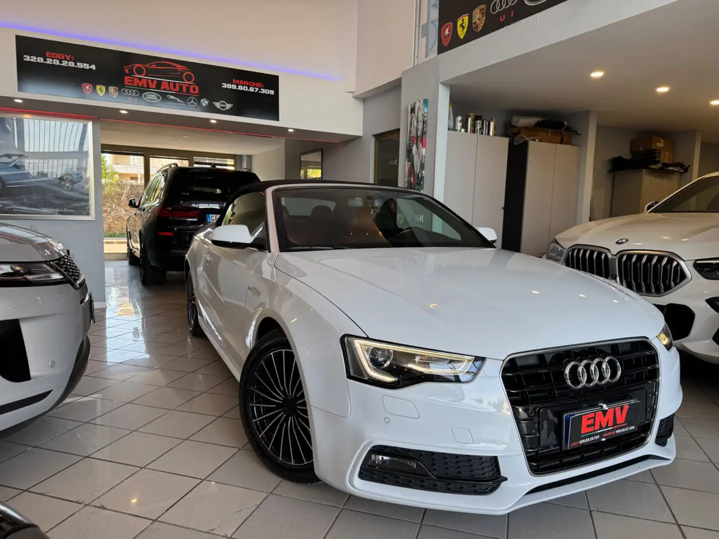 Audi A5 Cabrio 2.0 TDI 177 CV Bianco - 1