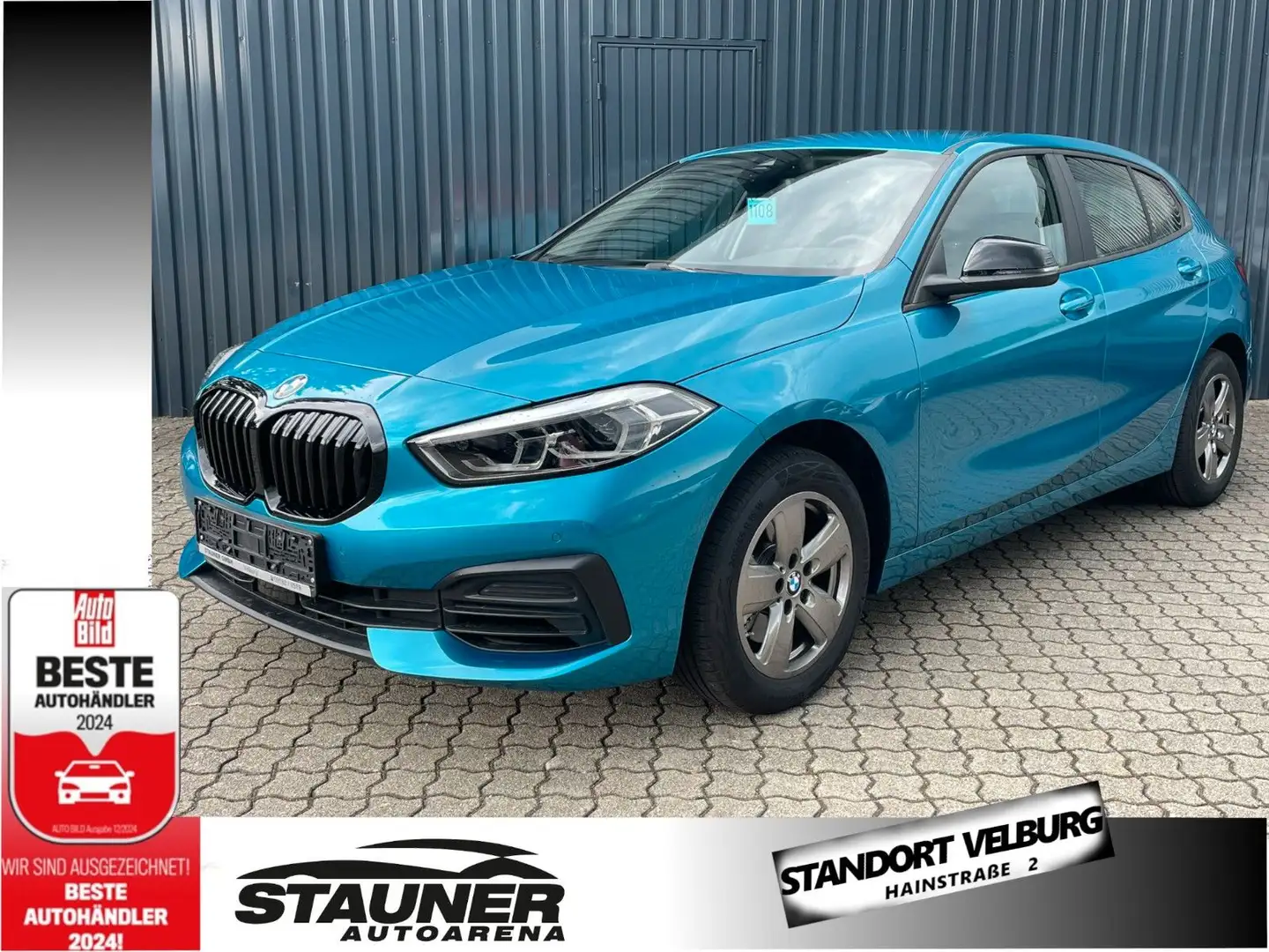 BMW 116 i 5-Türer/ Leder/Lenkradheiz/LED/Navi/CarPlay Blau - 1