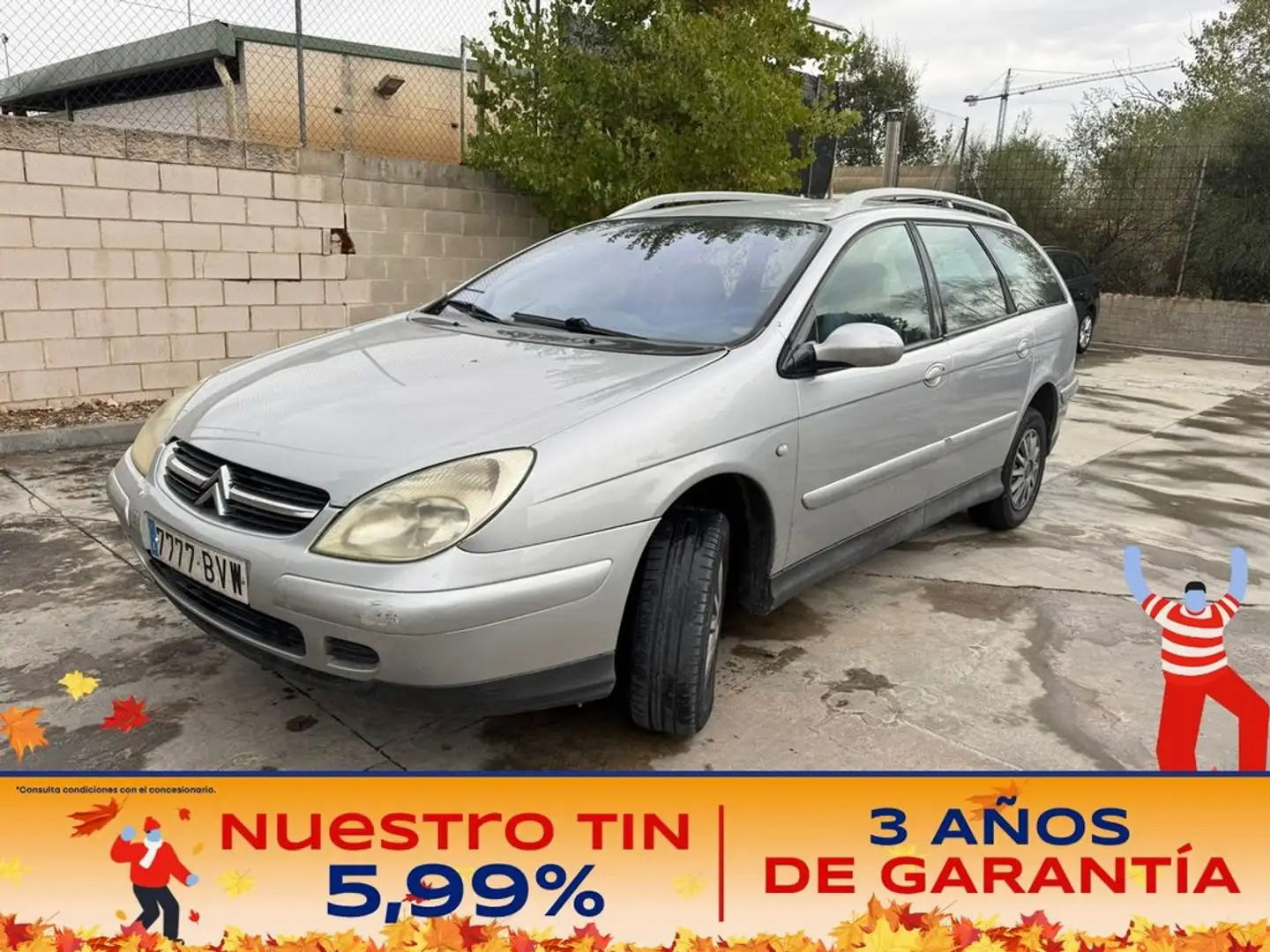 Citroen C5 Break 2.0HDI SX Gris - 1