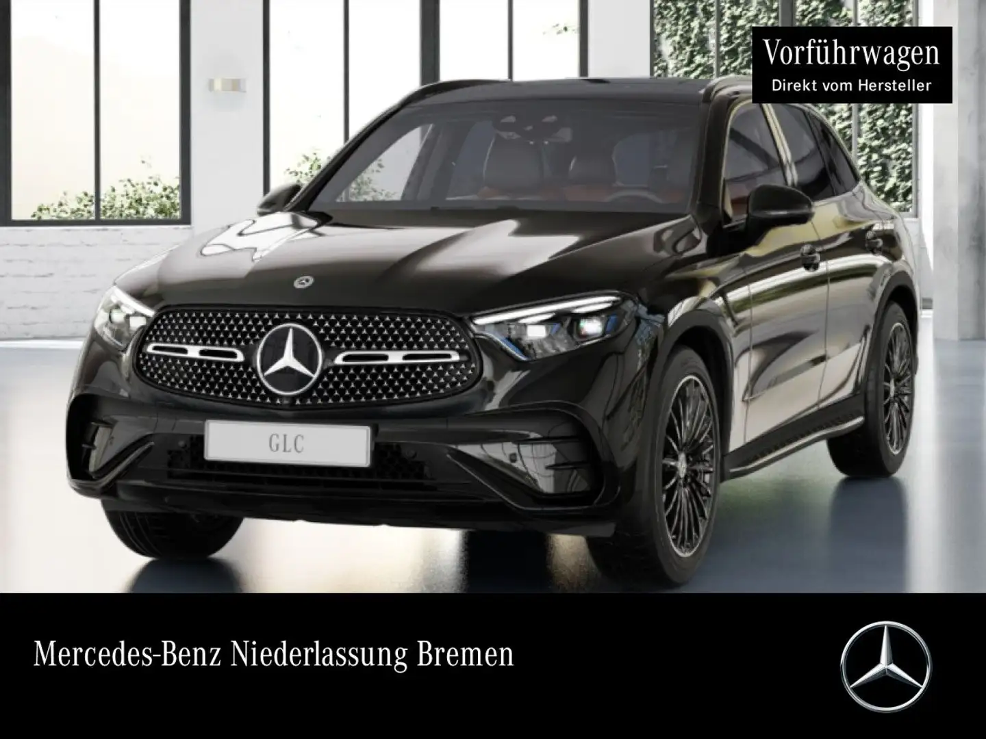 Mercedes-Benz GLC 450 d 4M AMG+NIGHT+PANO+360+AHK+SITZKLIMA+9G Schwarz - 1